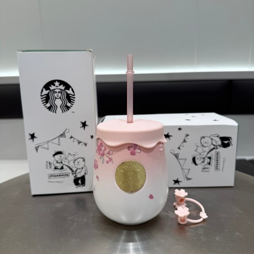 Starbucks Edición Limitada Sakura Blossom Taza con Pajita - 485ml 1 Starbucks Edición Limitada Sakura Blossom Taza con Pajita – 485ml
