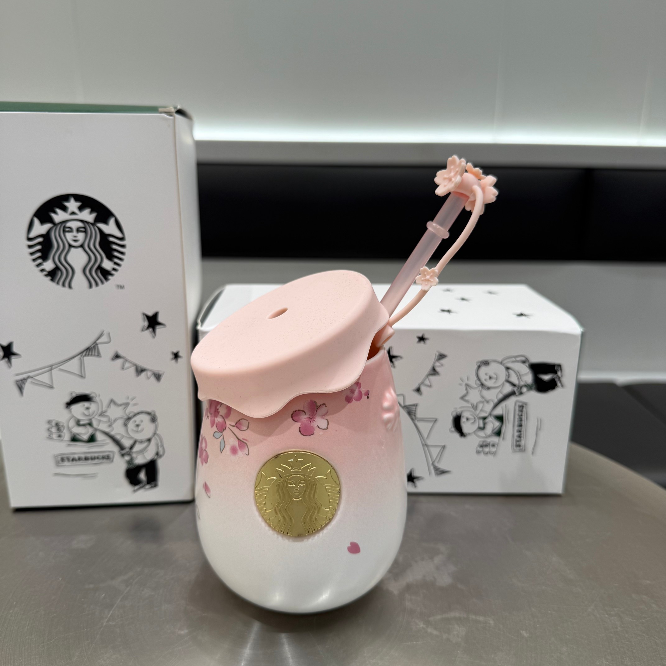 Starbucks Edición Limitada Sakura Blossom Taza con Pajita - 485ml 7 a1752325474234 7073