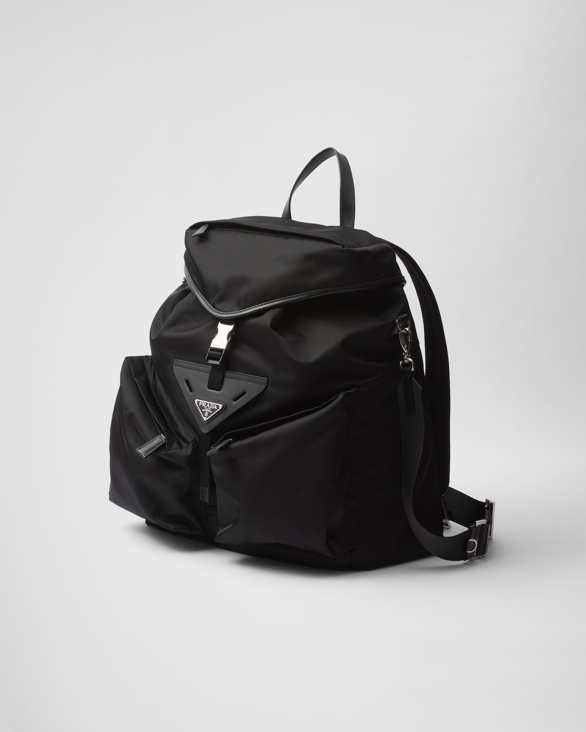 Prada catwalk backpack, high-end black