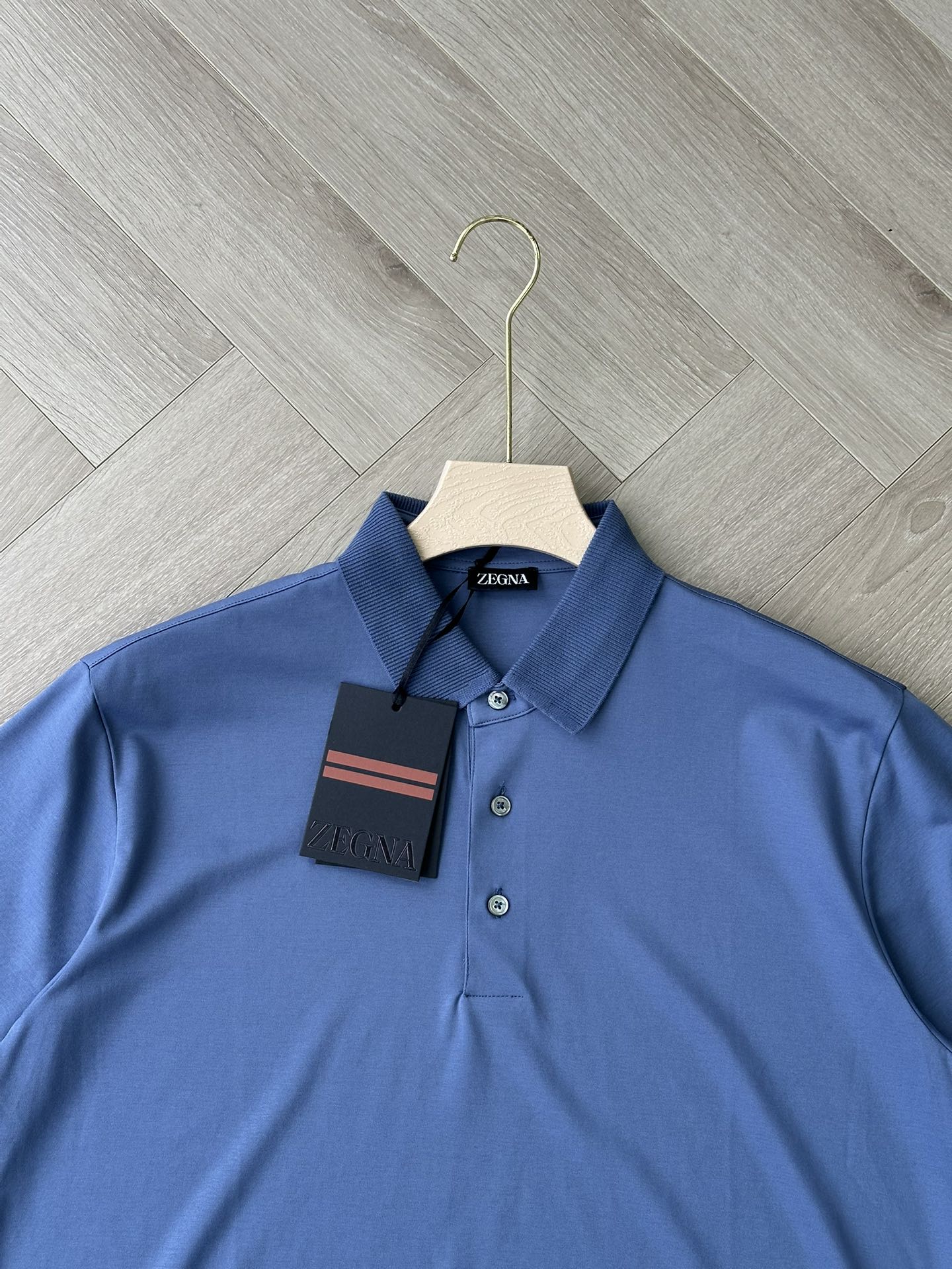Zegna Men's Polo Shirt - Elegant Light Blue, Short Sleeve, Casual Comfort 7 i1746960247 2029 5