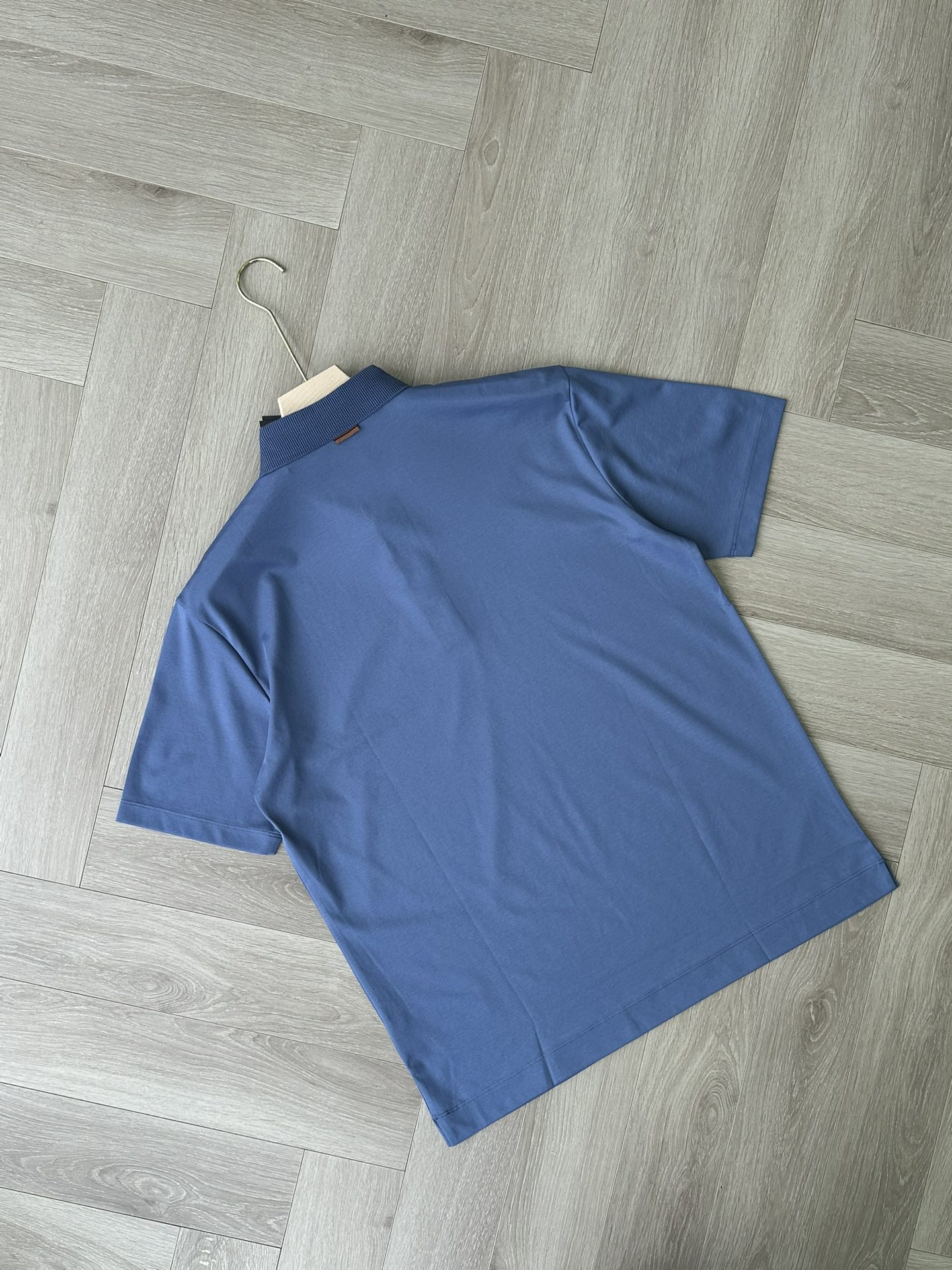 Zegna Men's Polo Shirt - Elegant Light Blue, Short Sleeve, Casual Comfort 10 i1746960247 4345 8