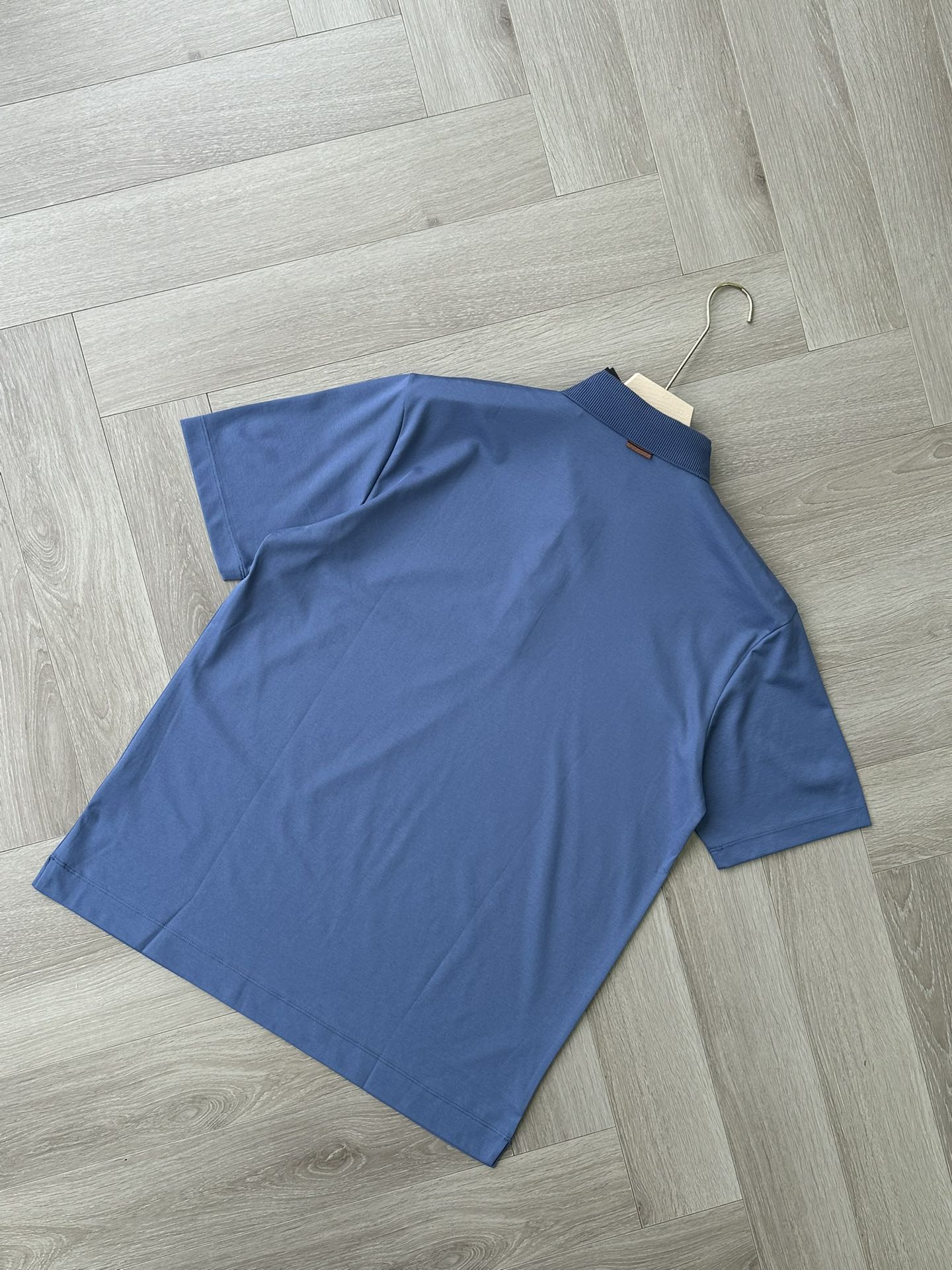 Zegna Men's Polo Shirt - Elegant Light Blue, Short Sleeve, Casual Comfort 5 i1746960247 4703 3