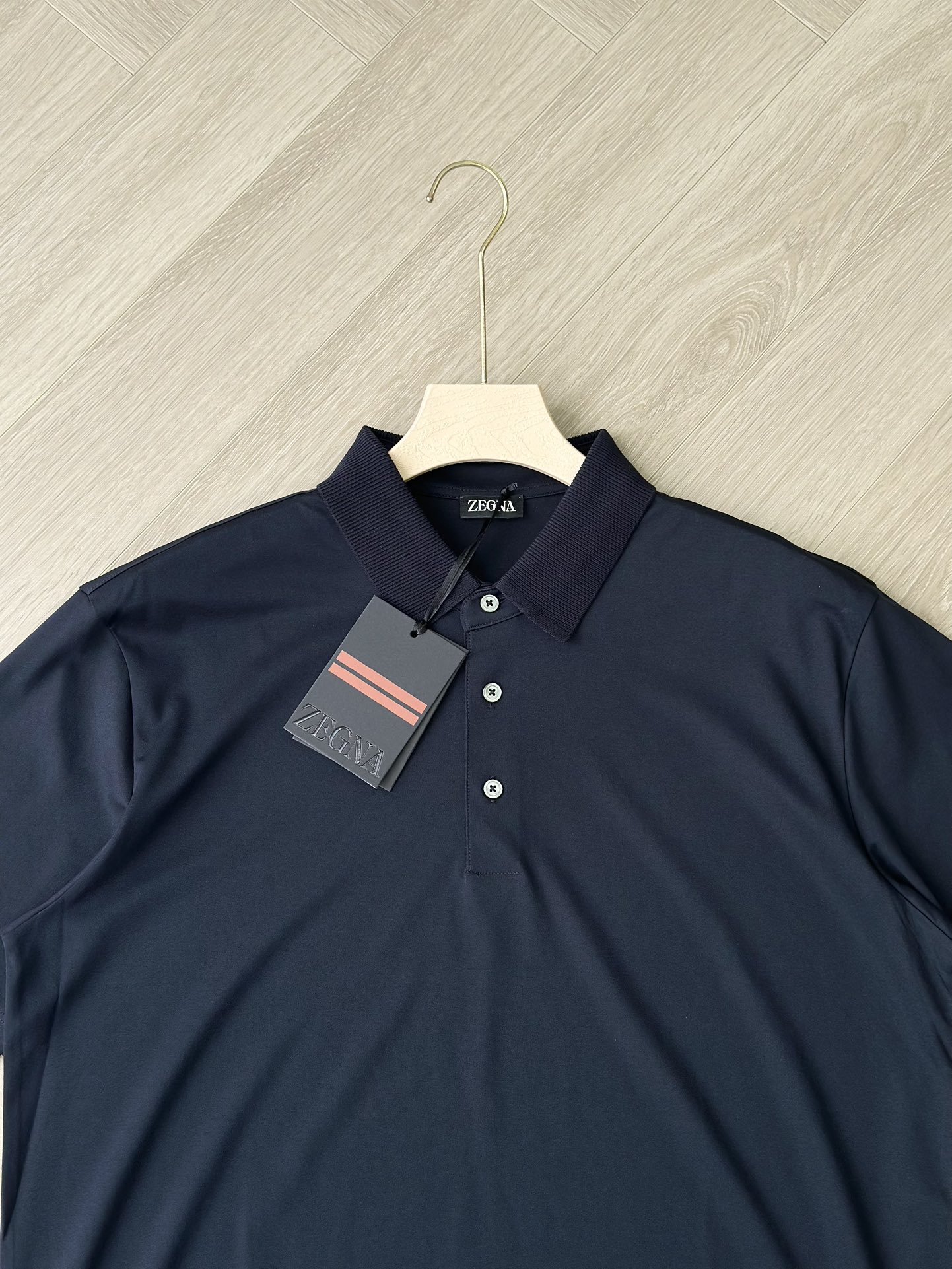Zegna Ribbed Collar Polo Shirt, Classic Fit, Comfortable and Stylish 5 i1746960370 9281 3