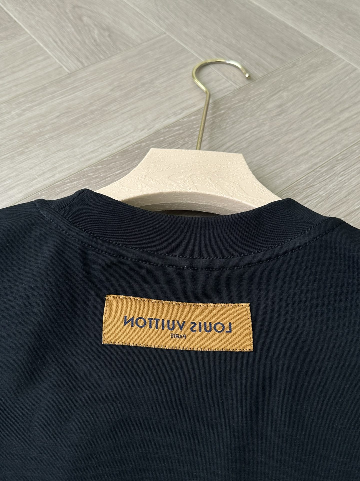 Men's Black Cotton T-Shirt with Sapphire-Adorned Pocket, Durable & Soft 6 i1746961949 5501 4