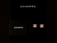 Chanel Jewelry Earring Black Pink Yellow Fall/Winter Collection