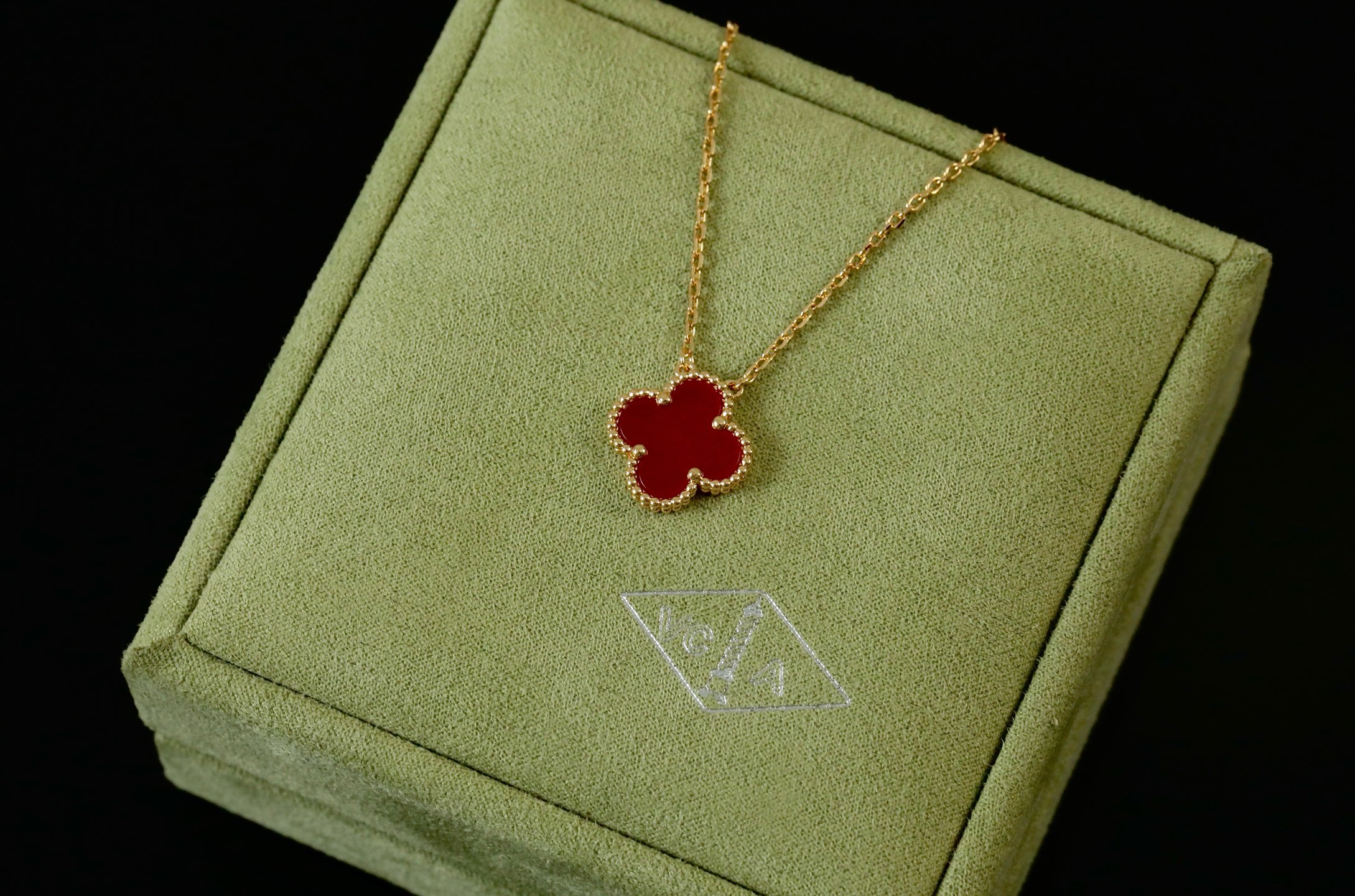 V  项链vca,项链,饰品 3