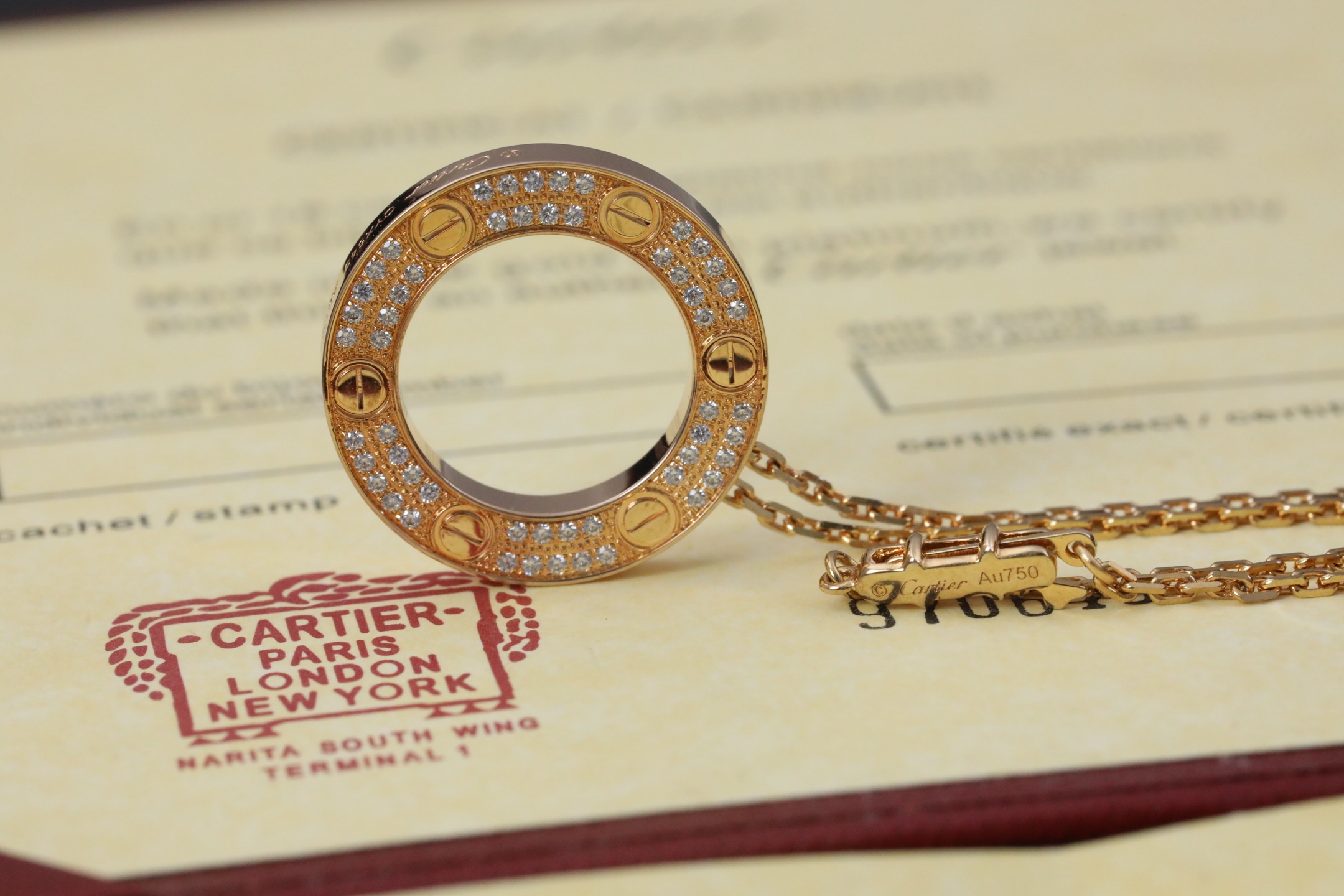 Cartier LOVE 项链项链,饰品 3