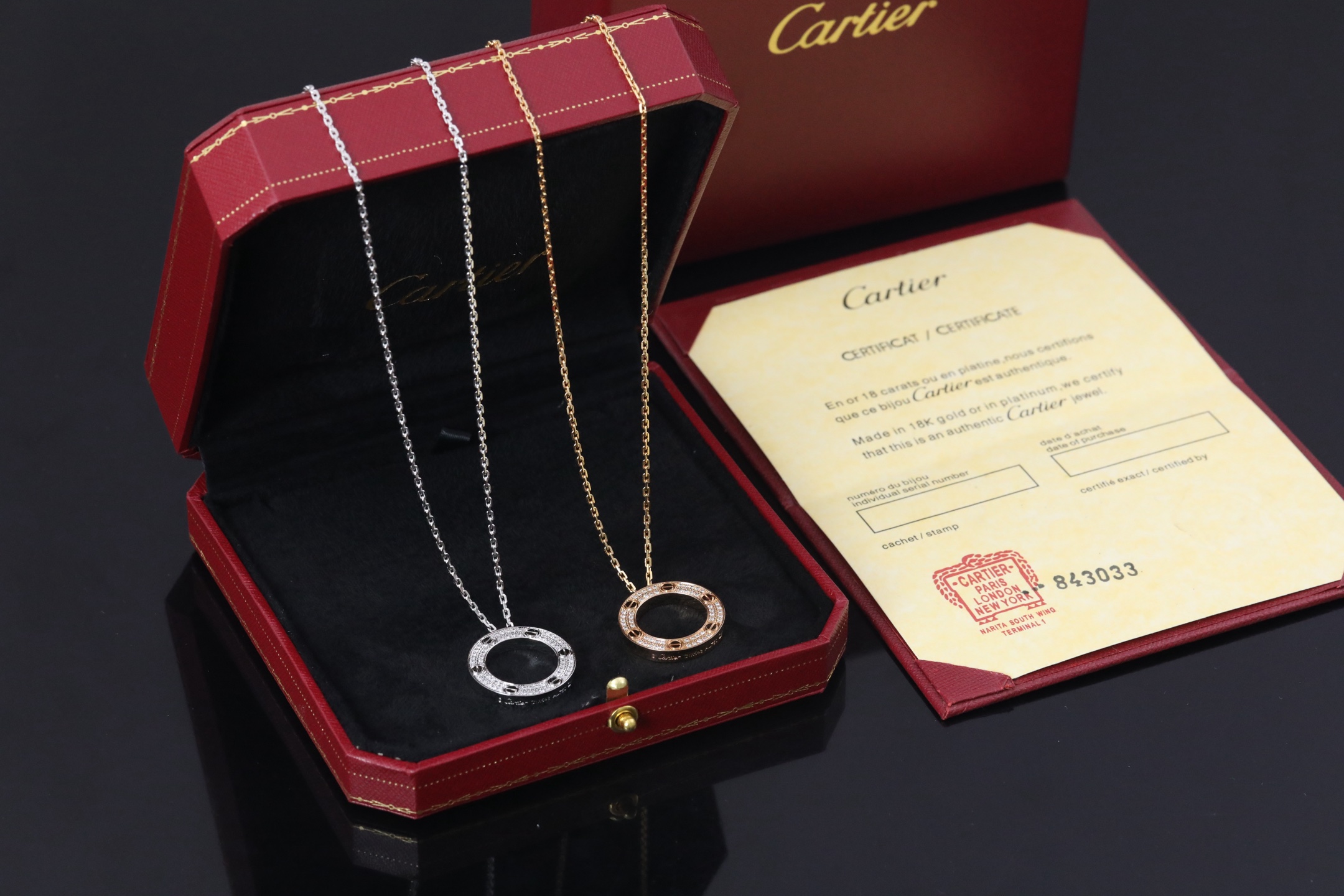 Cartier LOVE 项链项链,饰品 4