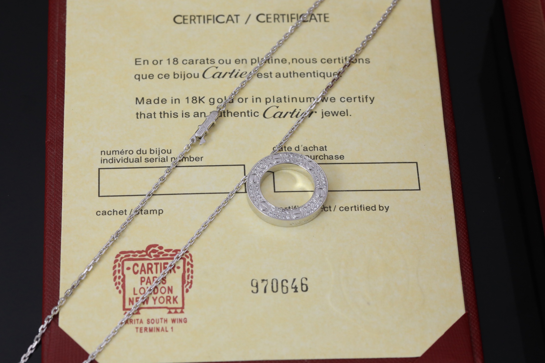 Cartier LOVE 项链项链,饰品 3