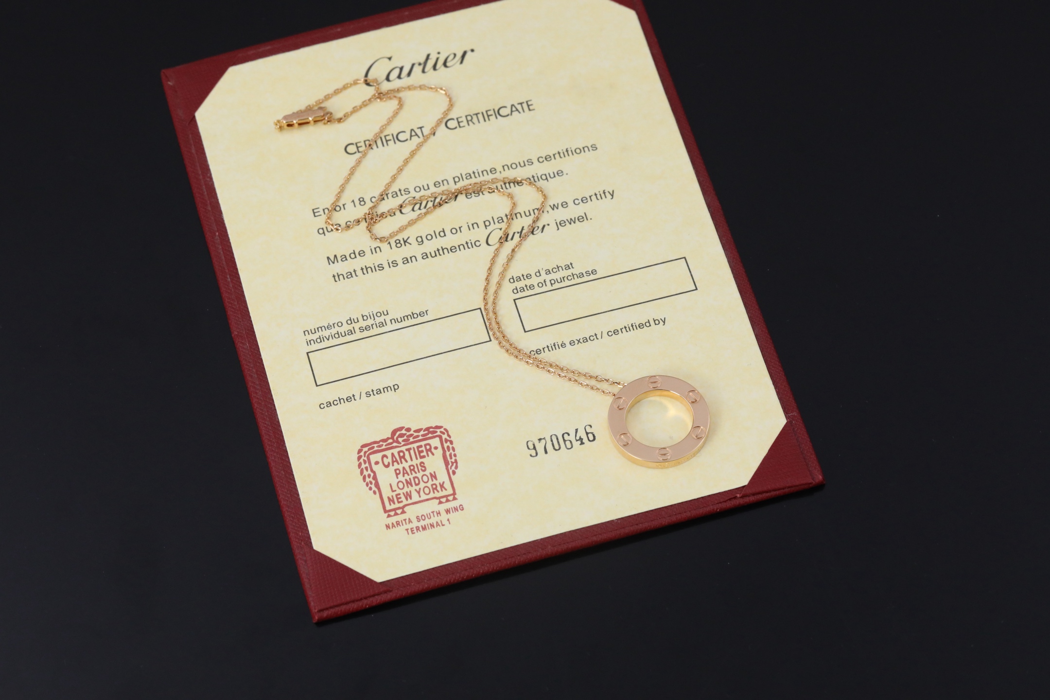 Cartier LOVE 项链项链,饰品 3