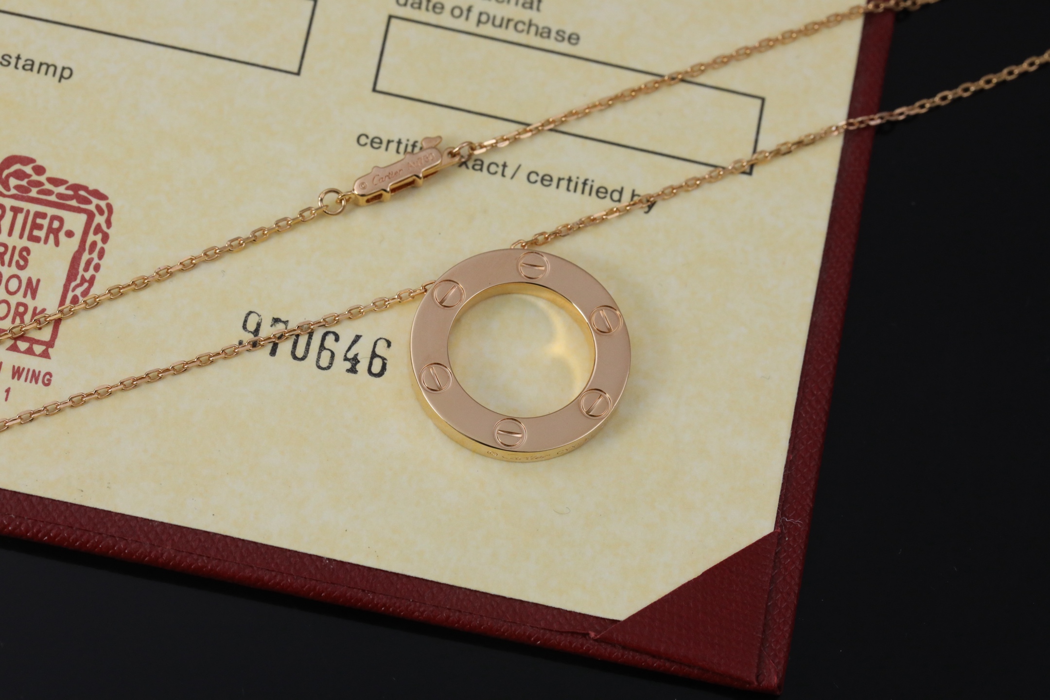 Cartier LOVE 项链项链,饰品 4