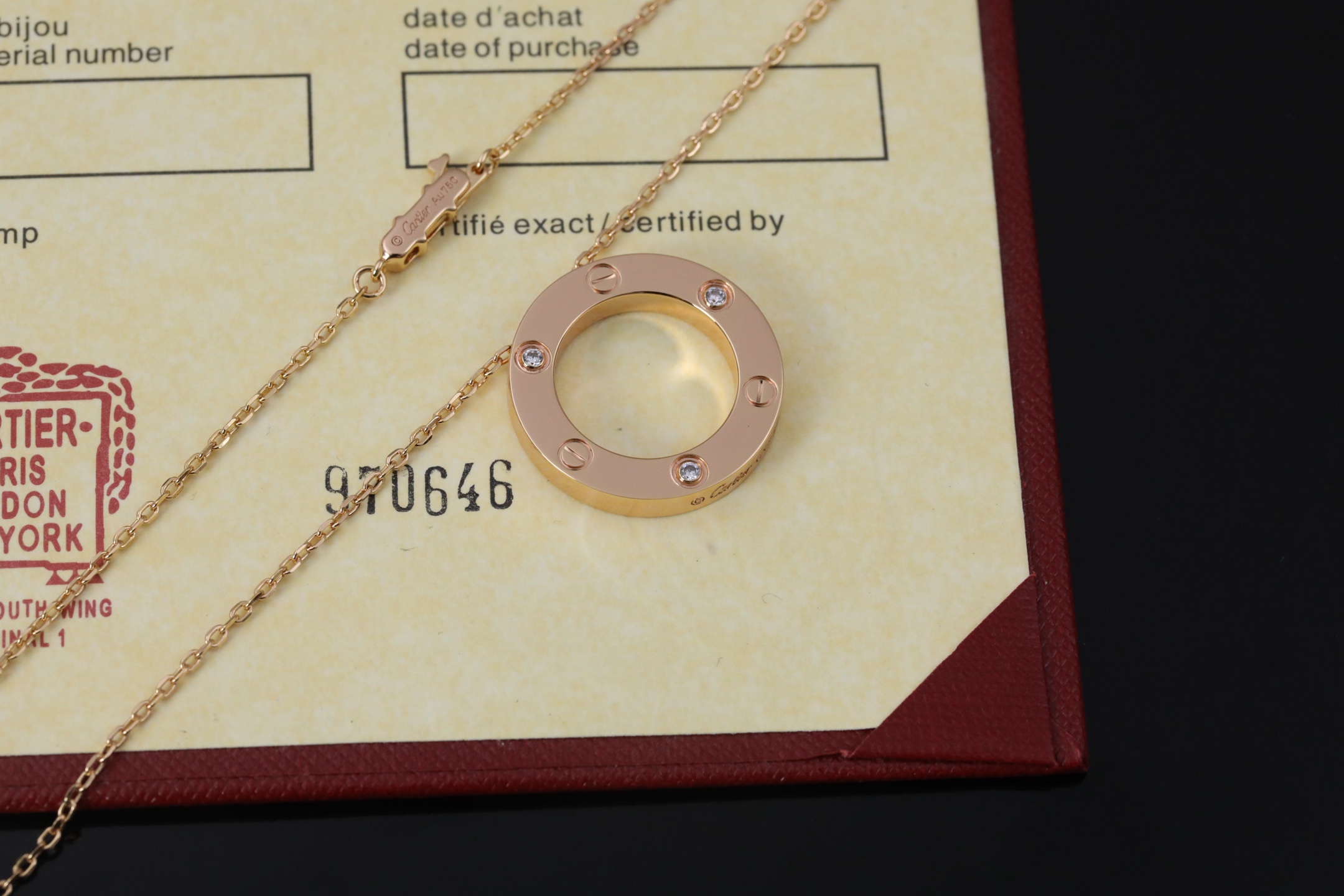 Cartier LOVE 项链项链,饰品 3