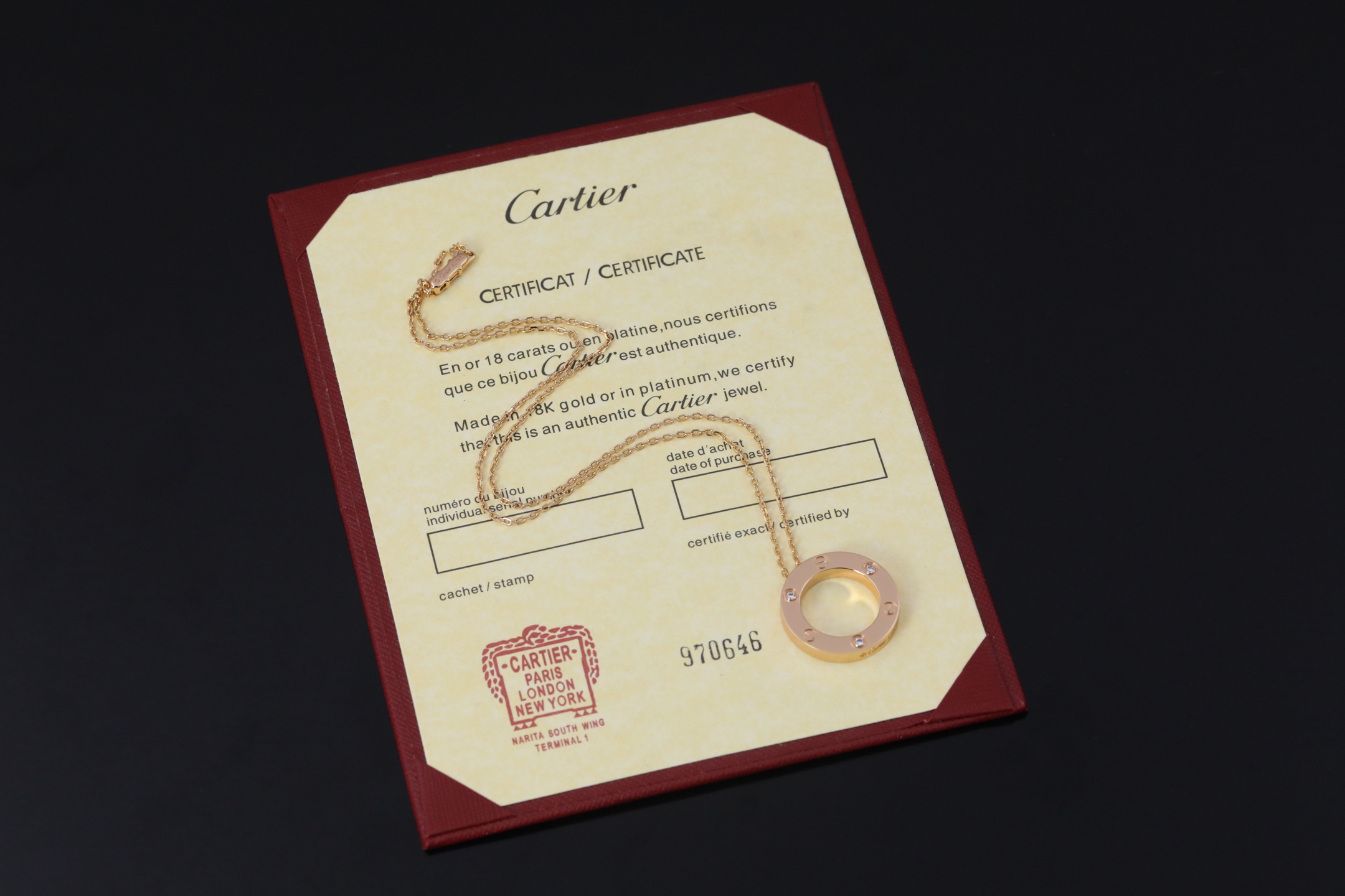 Cartier LOVE 项链项链,饰品 4