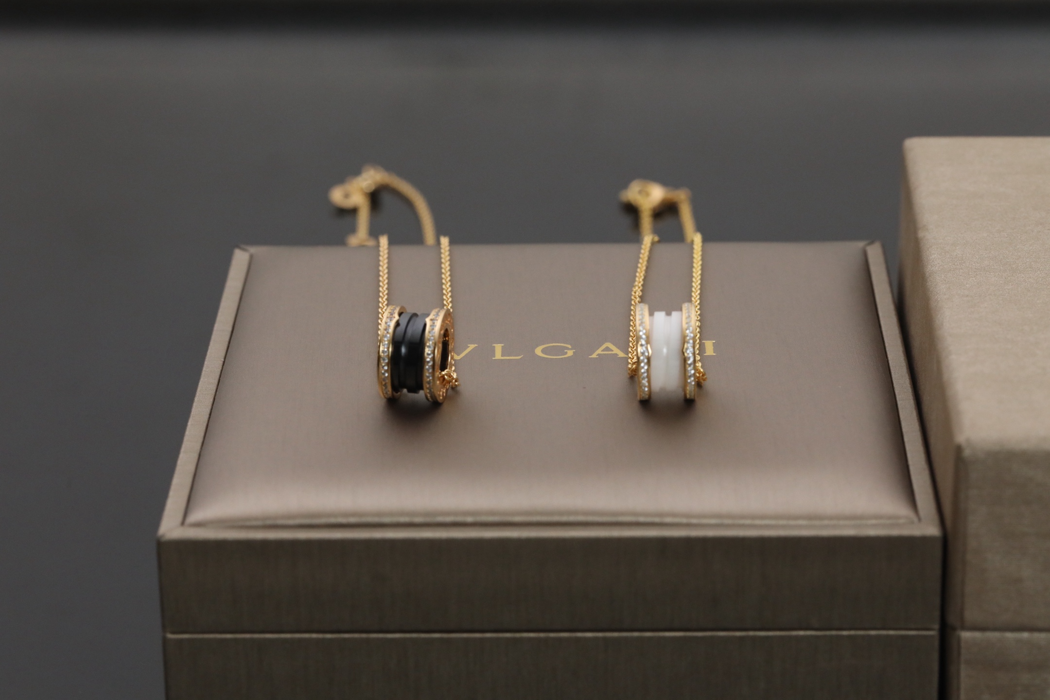 Bvlgari B-Zero 陶瓷边钻项链bv,包,项链,饰品 6