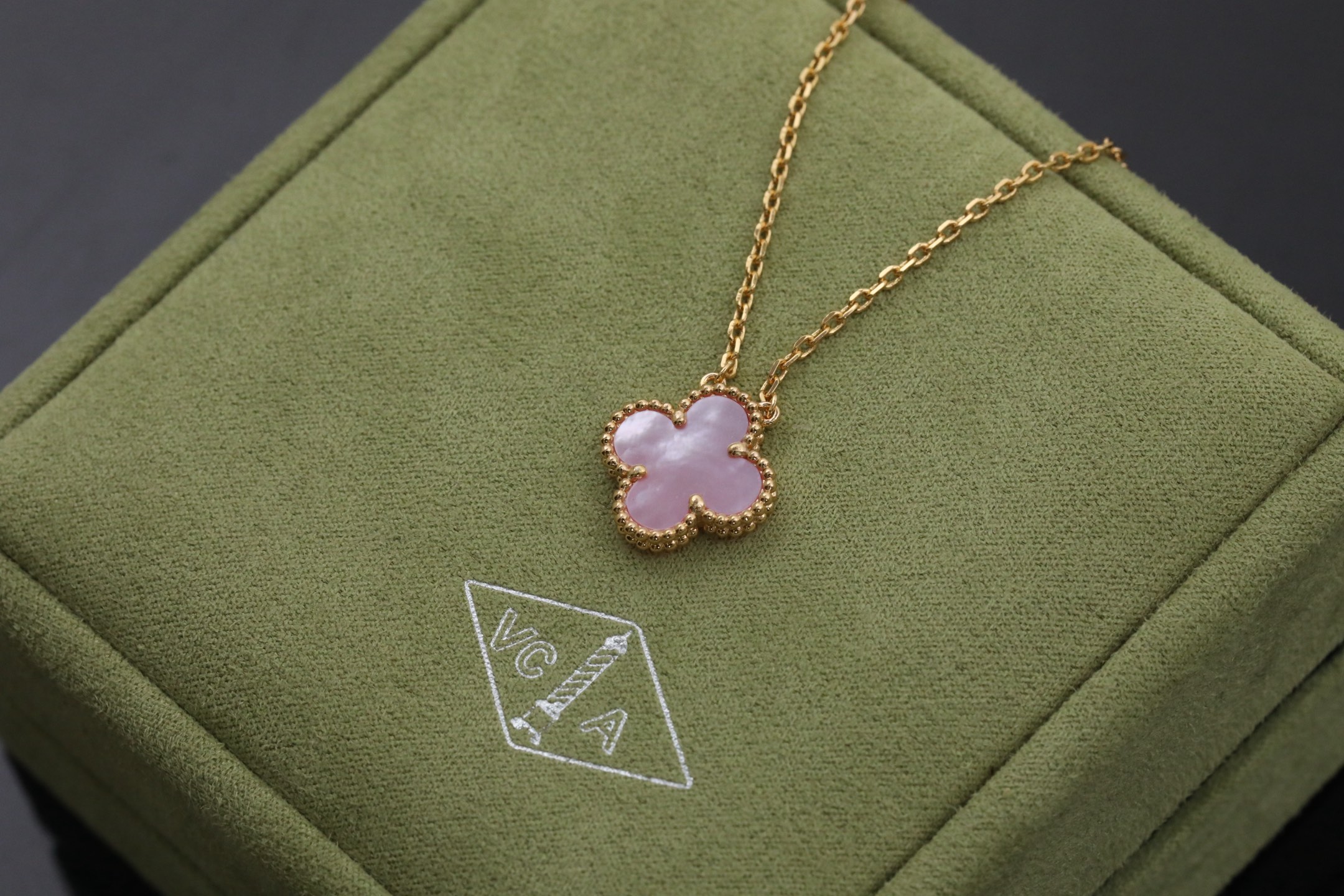 V  项链vca,项链,饰品 7