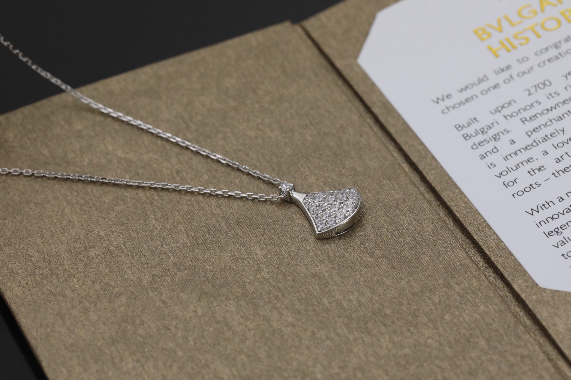 Bvlgari Diva小扇子 项链bv,项链,饰品 3