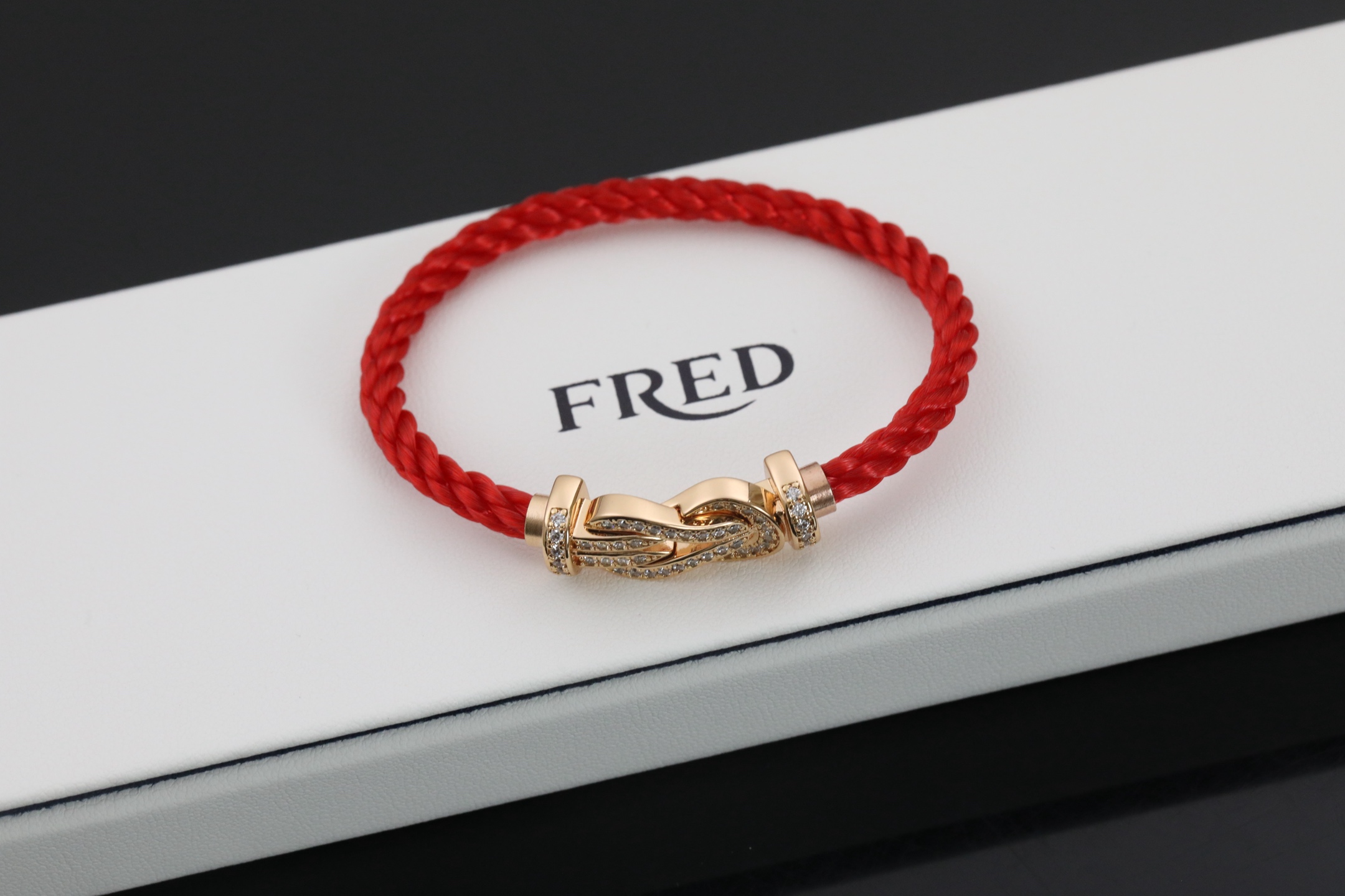 弗雷德FRED法国FORCE10系列马蹄扣手链