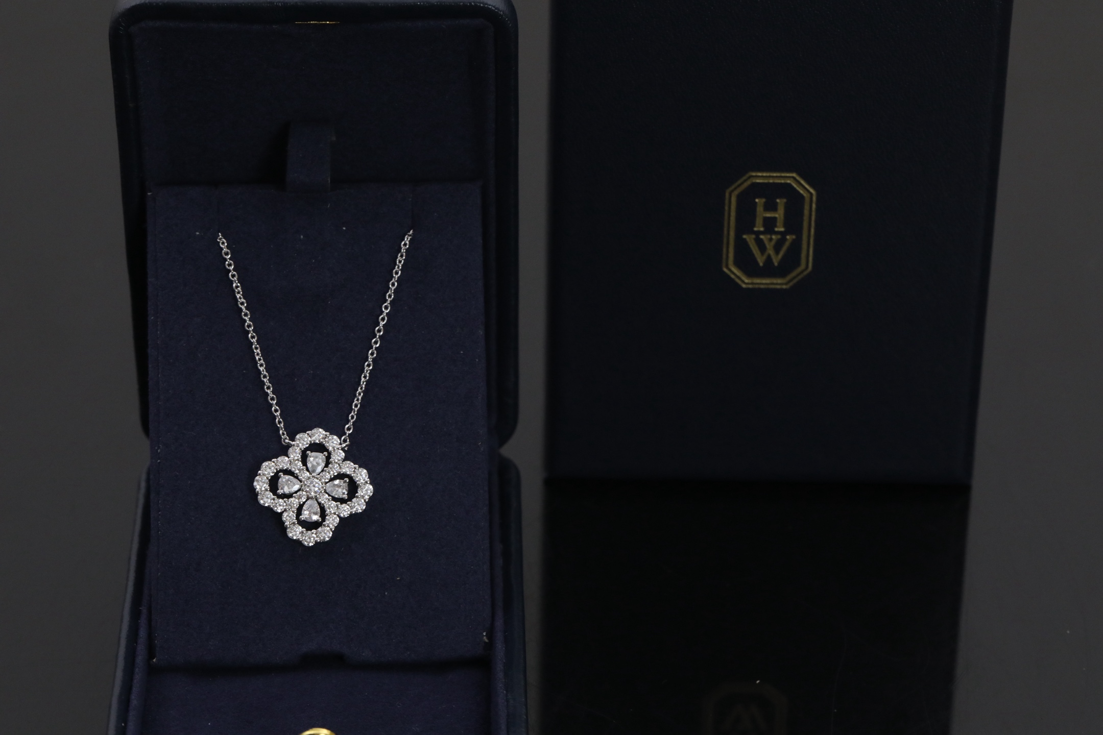 “18K Real Gold Loop Necklace from HW Family’s Diamond Loop Garden Series” - 图片 8