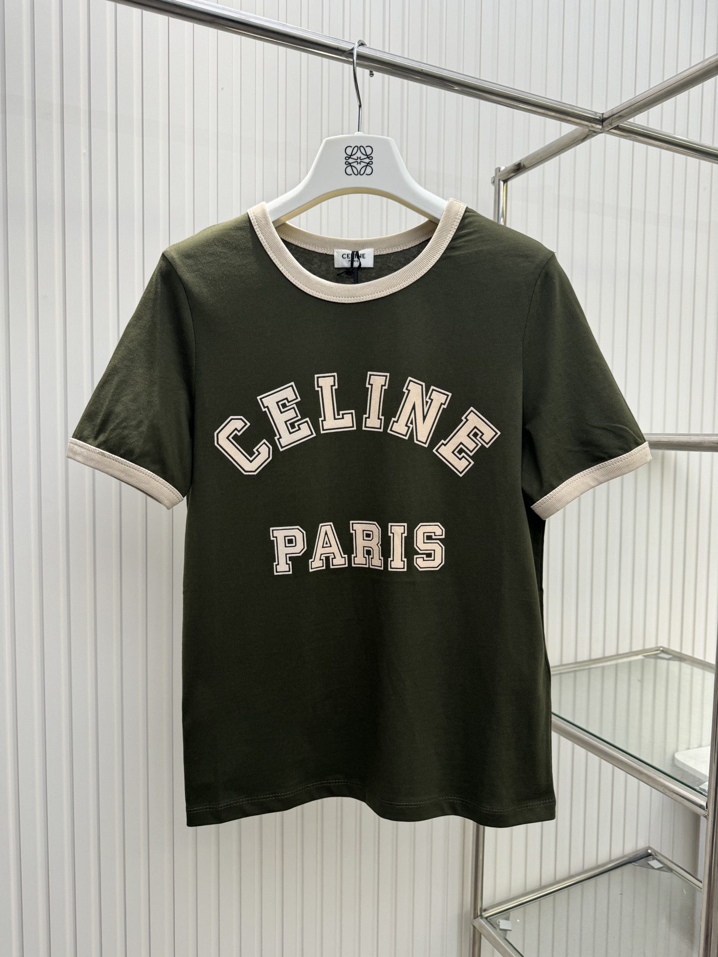 New Designer Replica
 Celine AAA
 Clothing T-Shirt Printing Short Sleeve