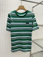 Copy AAA+
 MiuMiu Clothing T-Shirt Knitting