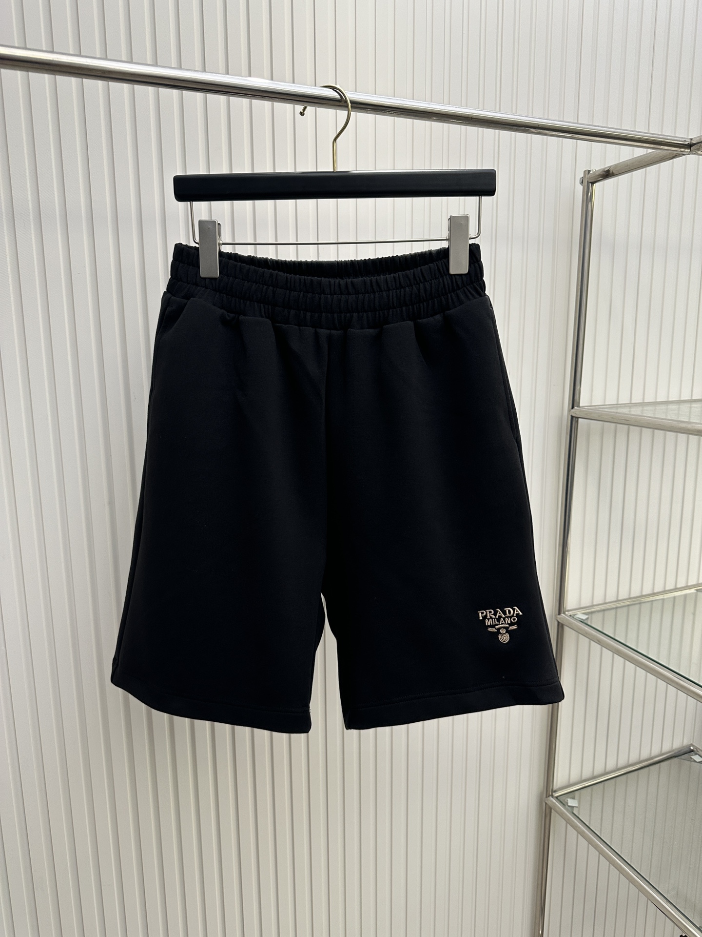 Prada Clothing Shorts Embroidery