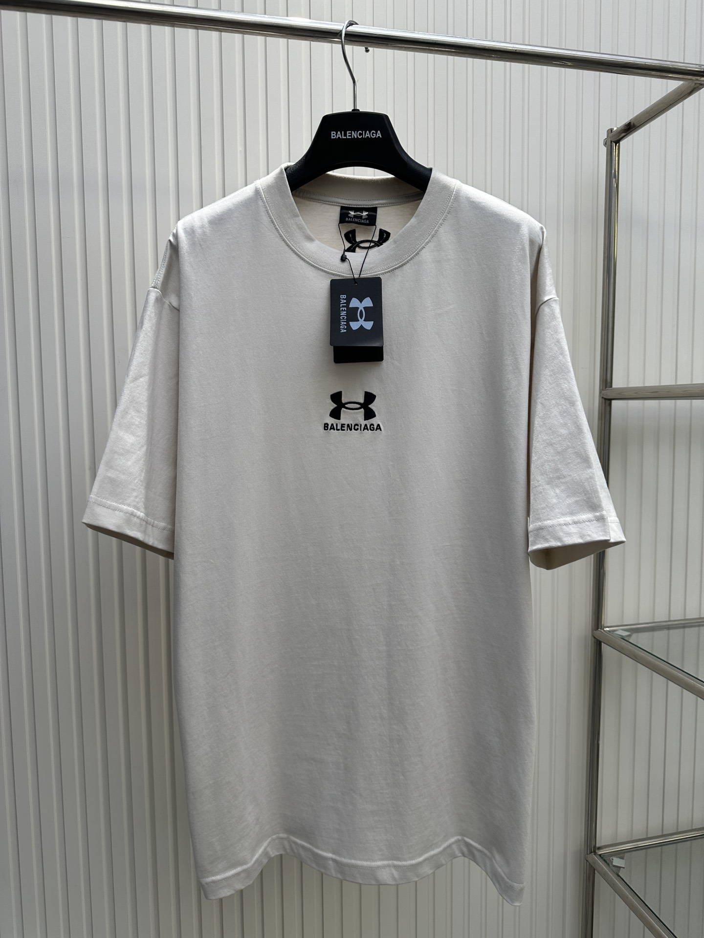 Balenciaga Clothing T-Shirt Embroidery Silica Gel Short Sleeve