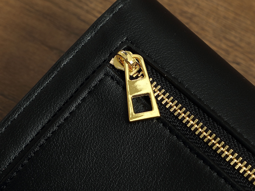 TYPE: L1134 COLOUR: GOLD BUTTON BLACK SIZE: 20*10.5*3 - 图片 3