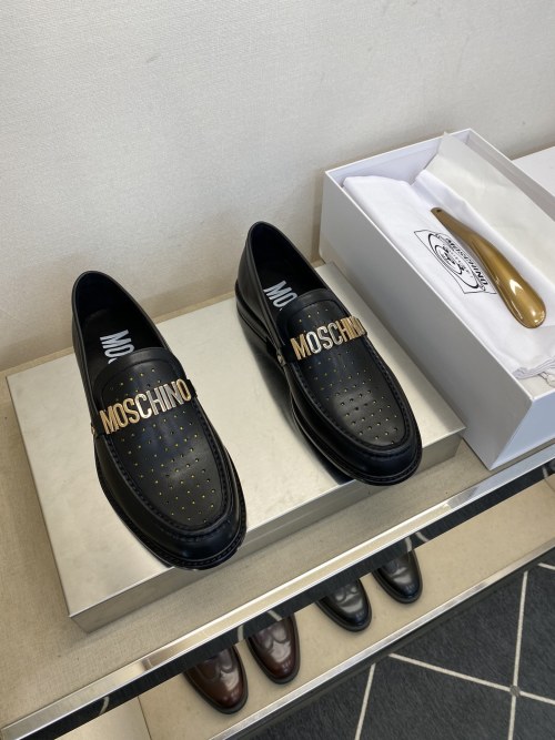 Moschinoo Leather Derby Shoes with Leather Sole, Available in Multiple Sizes 1 Moschinoo Leather Derby Shoes with Leather Sole, Available in Multiple Sizes