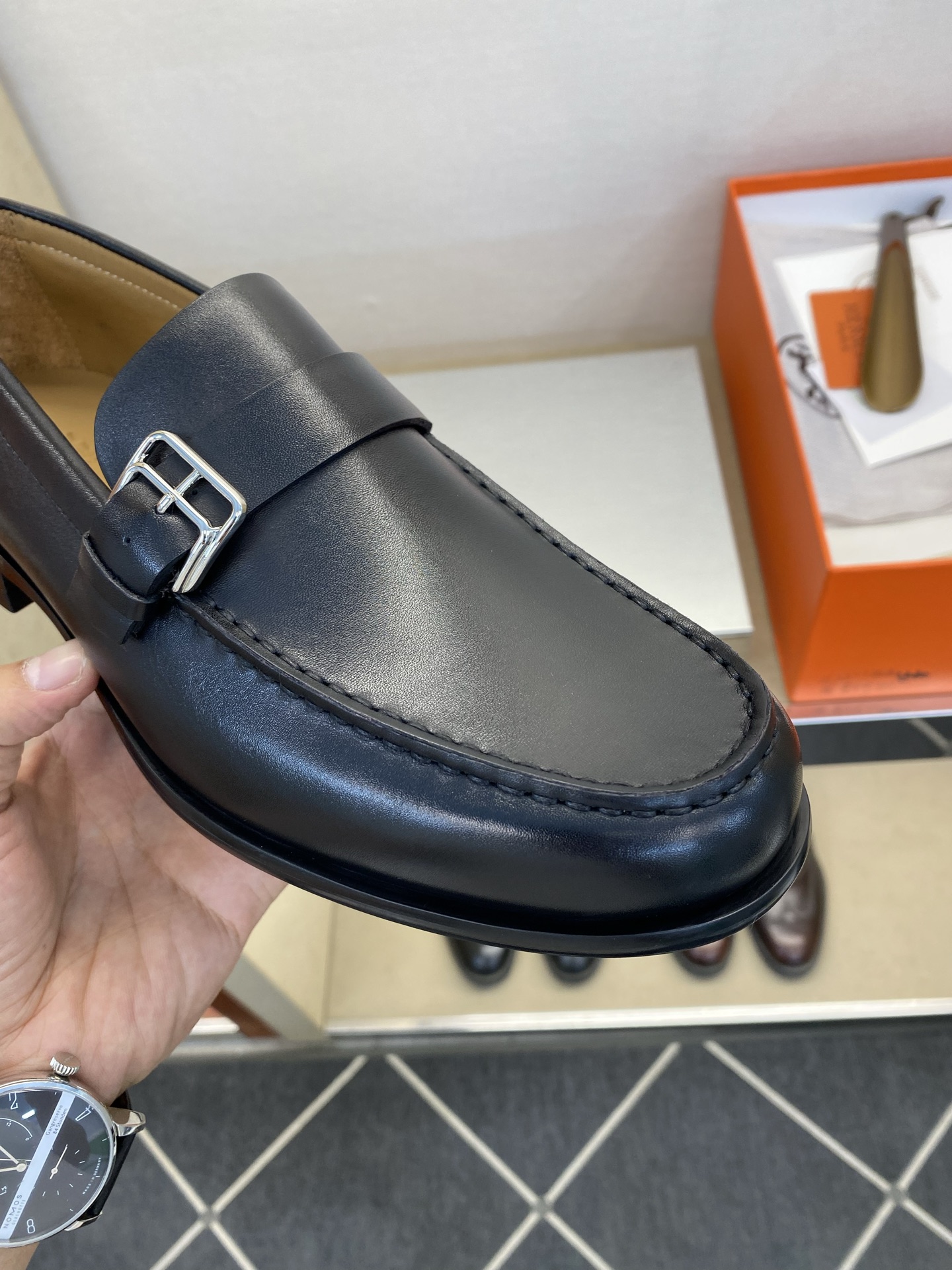 ⚠️【HMS＊】⚠️高品质，顶尖工艺品⚠️男士时尚经典乐福鞋⚠️正码：39－44(6.5一9）⚠️经典乐
