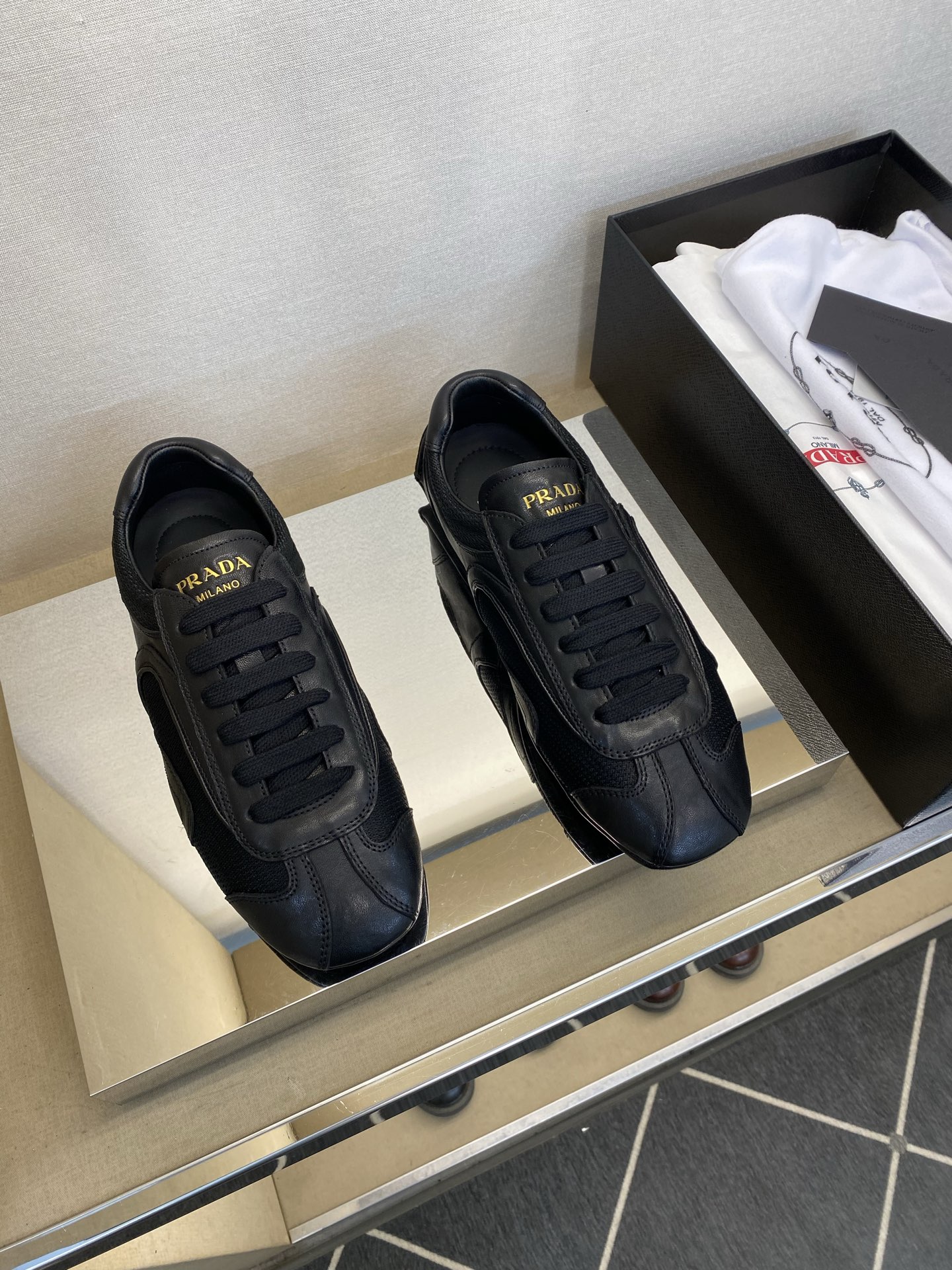 프라다 램스킨 신발 레플리카 15797