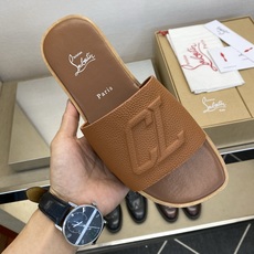 ⚠️【C L】⚠️路铂廷红底鞋⚠️男士皮底拖鞋⚠️正码:39 -44,38,45,46订做⚠最新经典红底 ⚠️【C L】⚠️路铂廷红底鞋⚠️男士皮底拖鞋⚠️正码:39 -44,38,45,46订做⚠最新经典红底