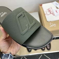 ⚠️【C L】⚠️路铂廷红底鞋⚠️男士皮底拖鞋⚠️正码:39 -44,38,45,46订做⚠最新经典红底 ⚠️【C L】⚠️路铂廷红底鞋⚠️男士皮底拖鞋⚠️正码:39 -44,38,45,46订做⚠最新经典红底