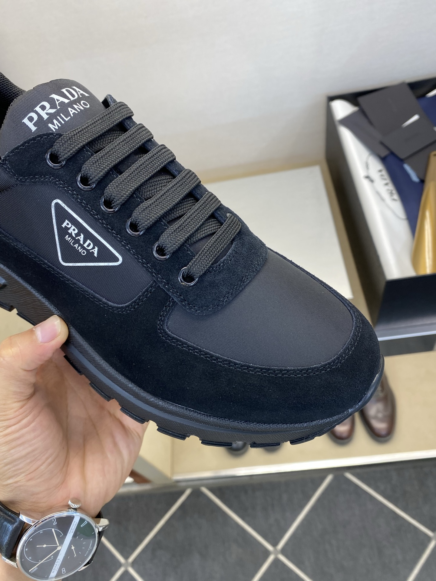 ⚠️【PRA＊】⚠️高品质，四季运动款⚠️男士运动款正码：39一44(5－10）⚠️经典永不过时！独家高