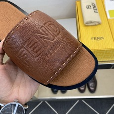⚠️【F E N D*】⚠️高品质,顶尖工艺品⚠️男士真皮底拖鞋⚠️正码:39-44,38 45 46订 ⚠️【F E N D*】⚠️高品质,顶尖工艺品⚠️男士真皮底拖鞋⚠️正码:39-44,38 45 46订