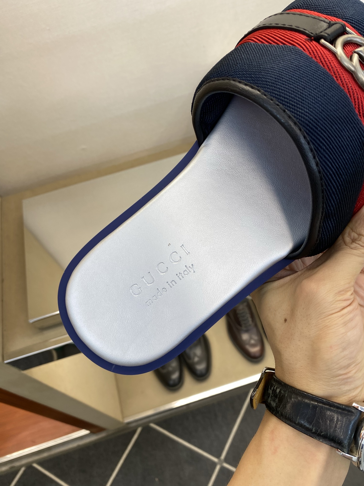 ⚠️Gucci⚠️高品质，顶尖工艺品⚠️男士拖鞋⚠️正码：39－44，38 45 46订制⚠最新夏季新款