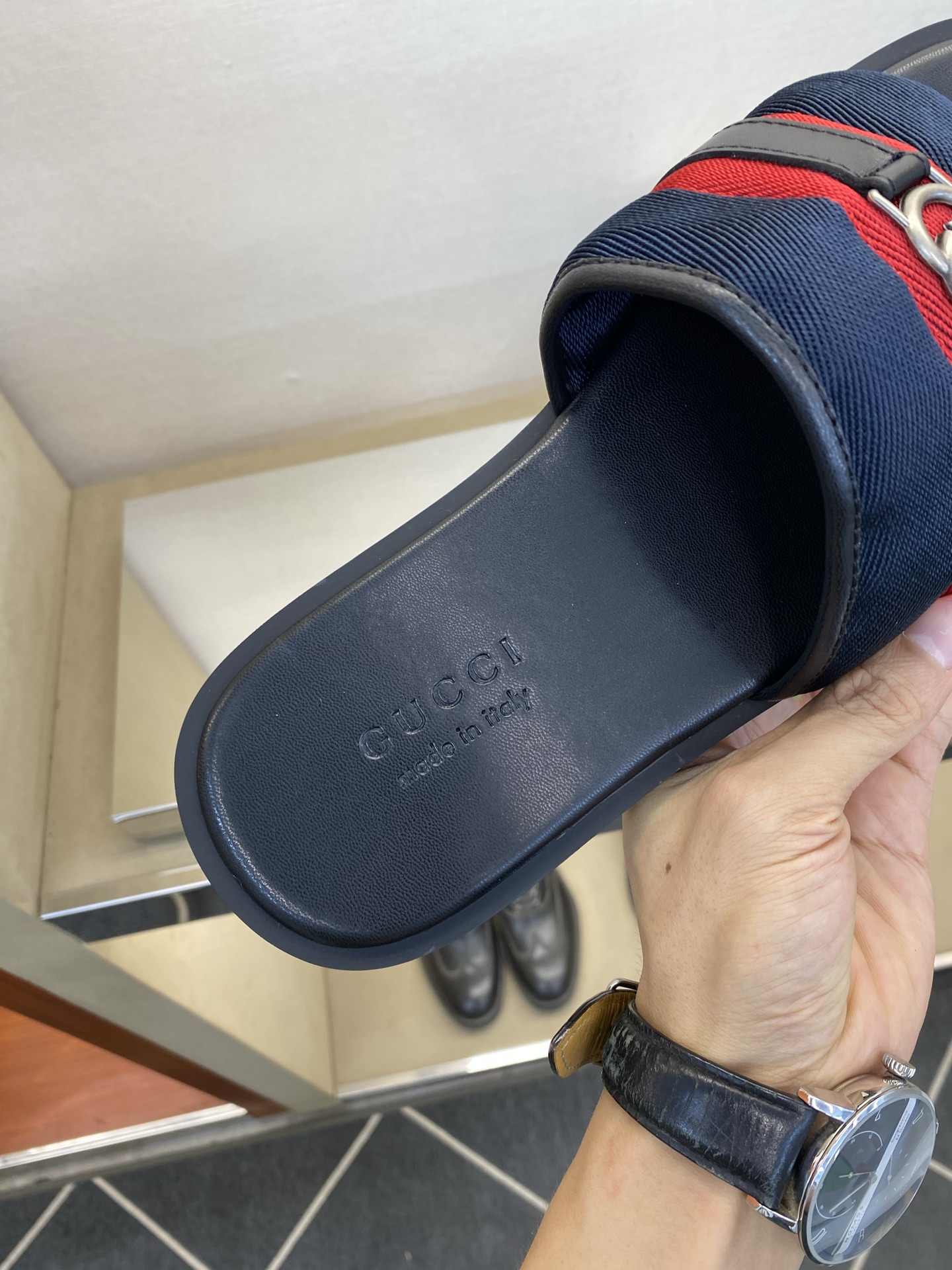 ⚠️Gucci⚠️高品质，顶尖工艺品⚠️男士拖鞋⚠️正码：39－44，38 45 46订制⚠最新夏季新款