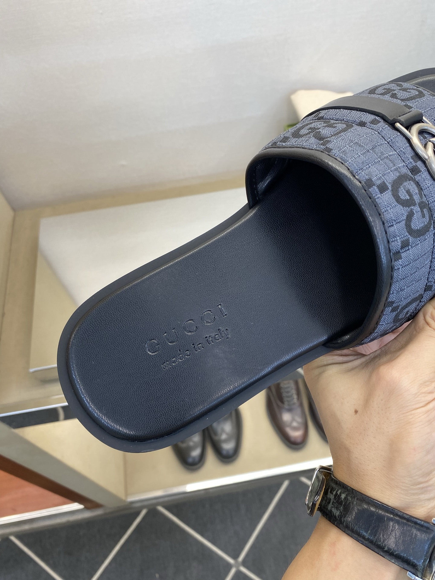 ⚠️Gucci⚠️高品质，顶尖工艺品⚠️男士拖鞋⚠️正码：39－44，38 45 46订制⚠最新夏季新款