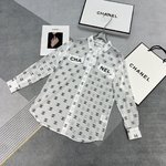 Chanel Online
 Clothing Shirts & Blouses White Printing Spring/Summer Collection Fashion