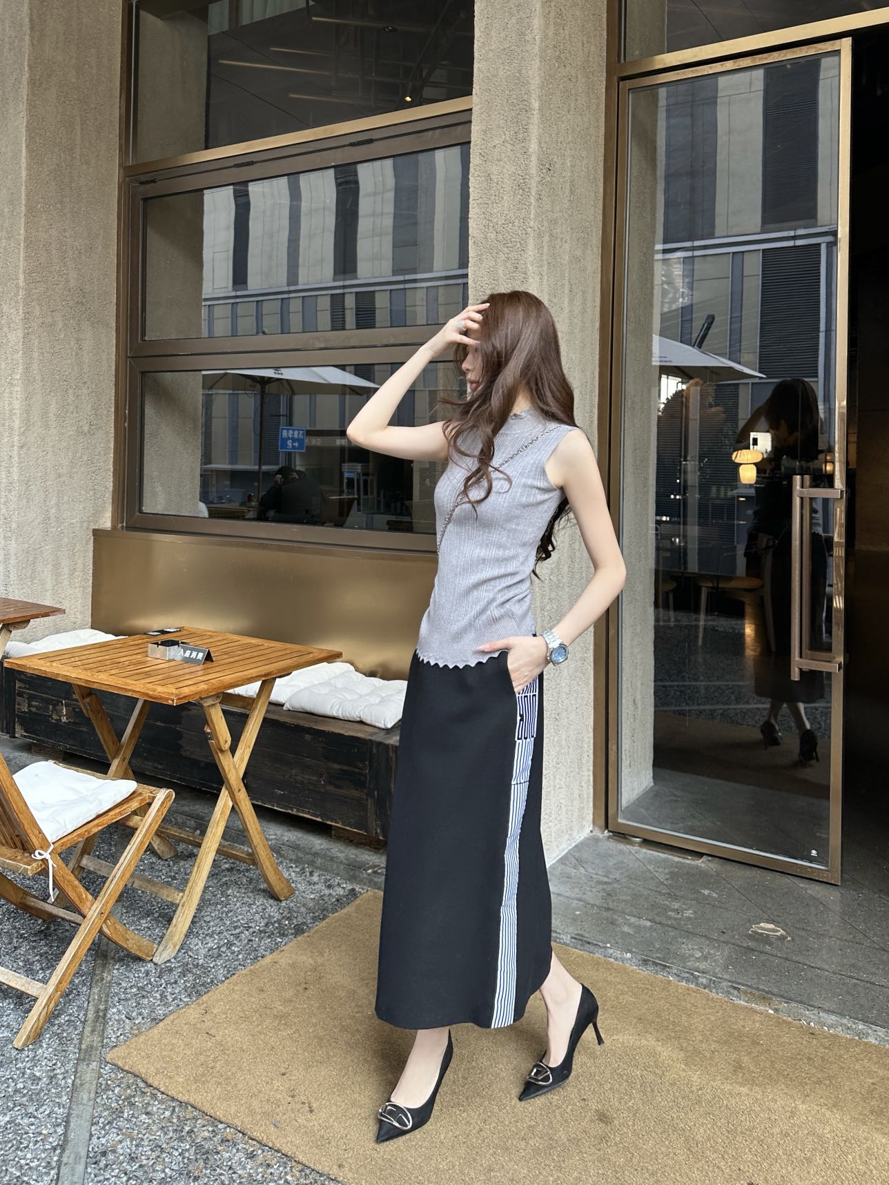 NO:319479,upper body picture, alexander wang19860909上身图,,alexander wang,Women's clothing