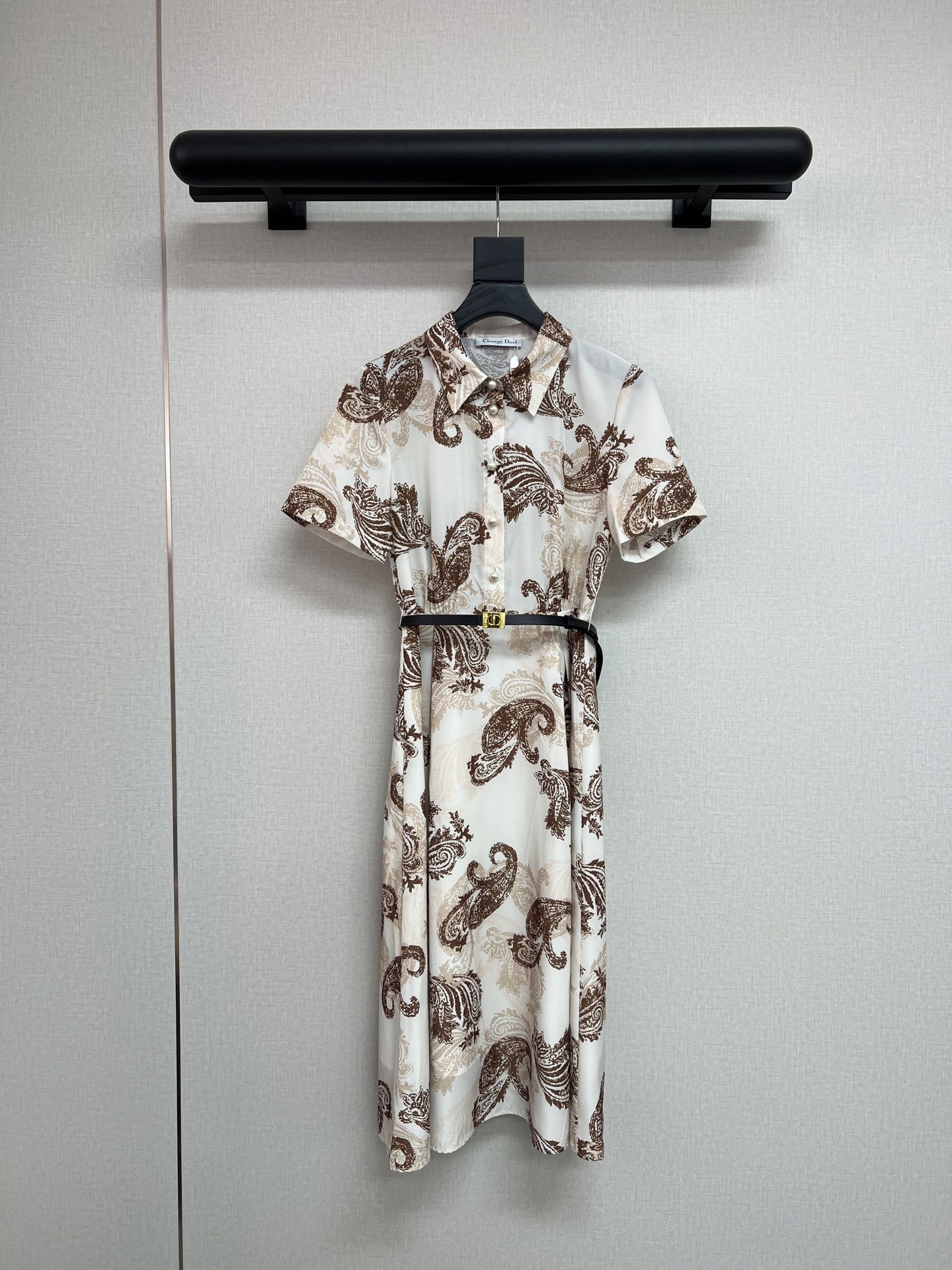 NO:844080,High-quality Dio*26 summer new slim-fitting cashew flower dress/with belt custom buttons/high version single product SML,,dior,skirts,19860909高品质Dio*26年夏季新款修身显瘦腰果花连衣裙/搭配腰带定制纽扣/高版本单品SML,,dior,skirts,,Women's clothing