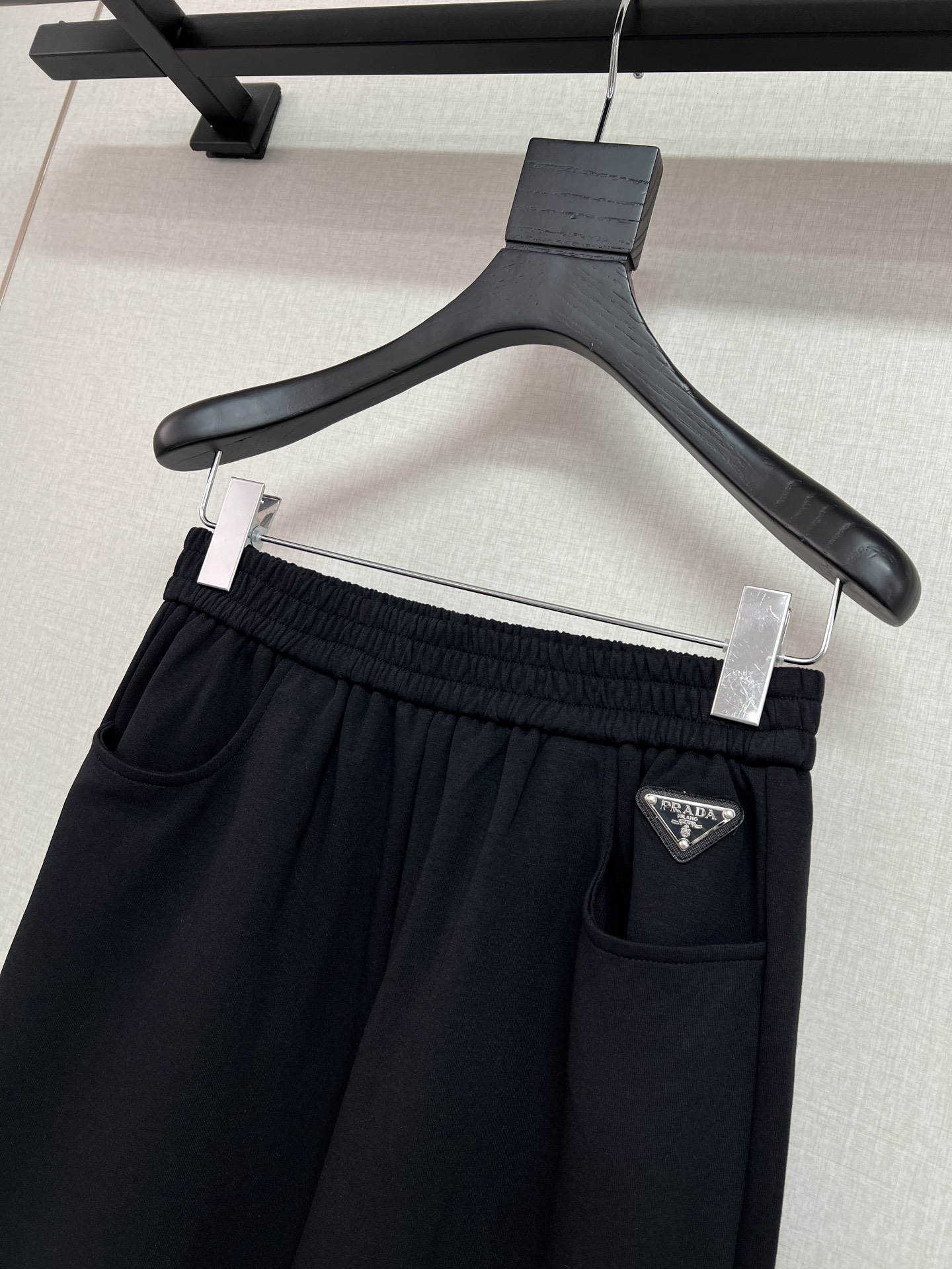 Prada Zip Hoodie and Wide-Leg Pants Set