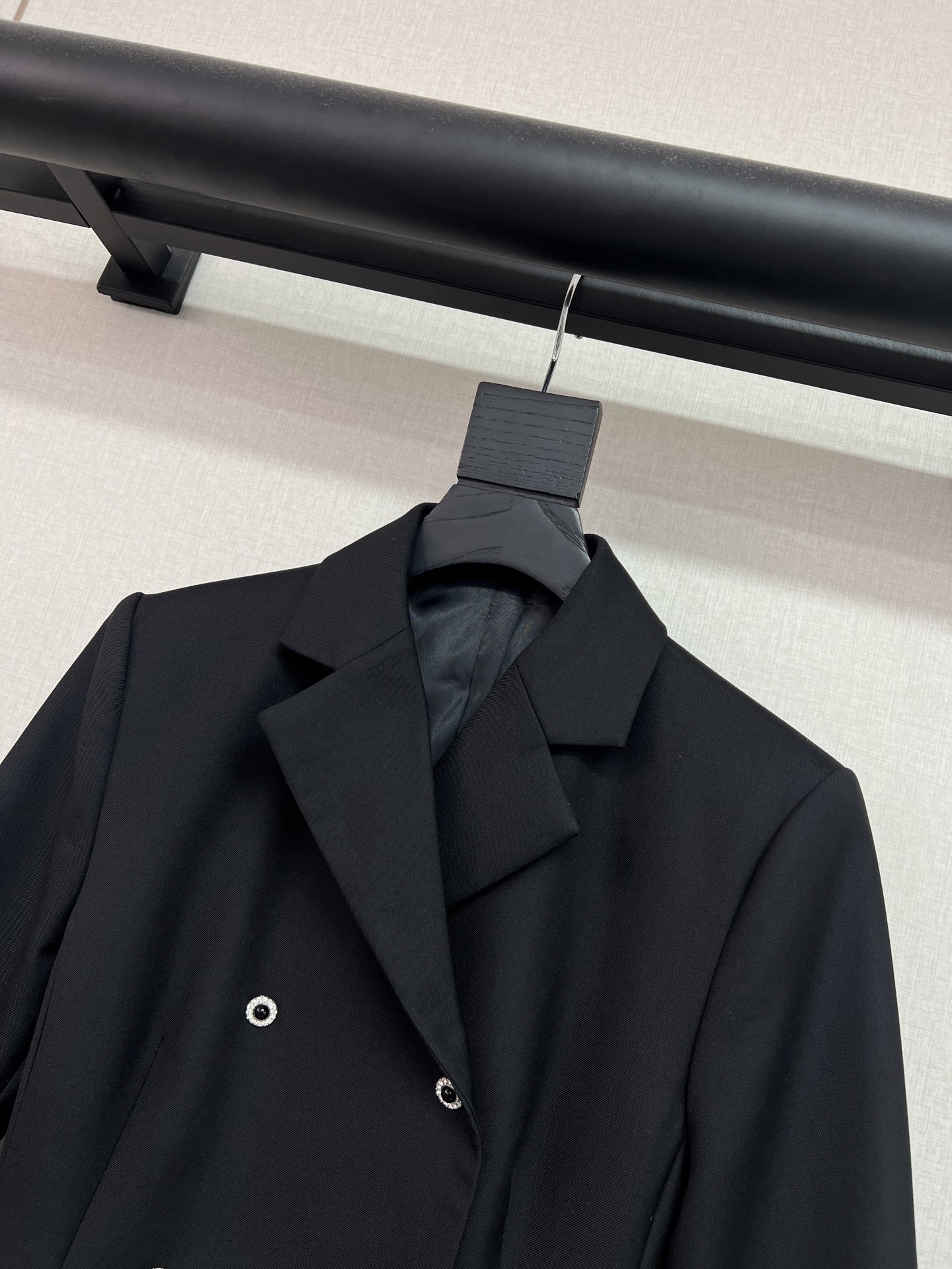 Celine Rhinestone Peplum Blazer