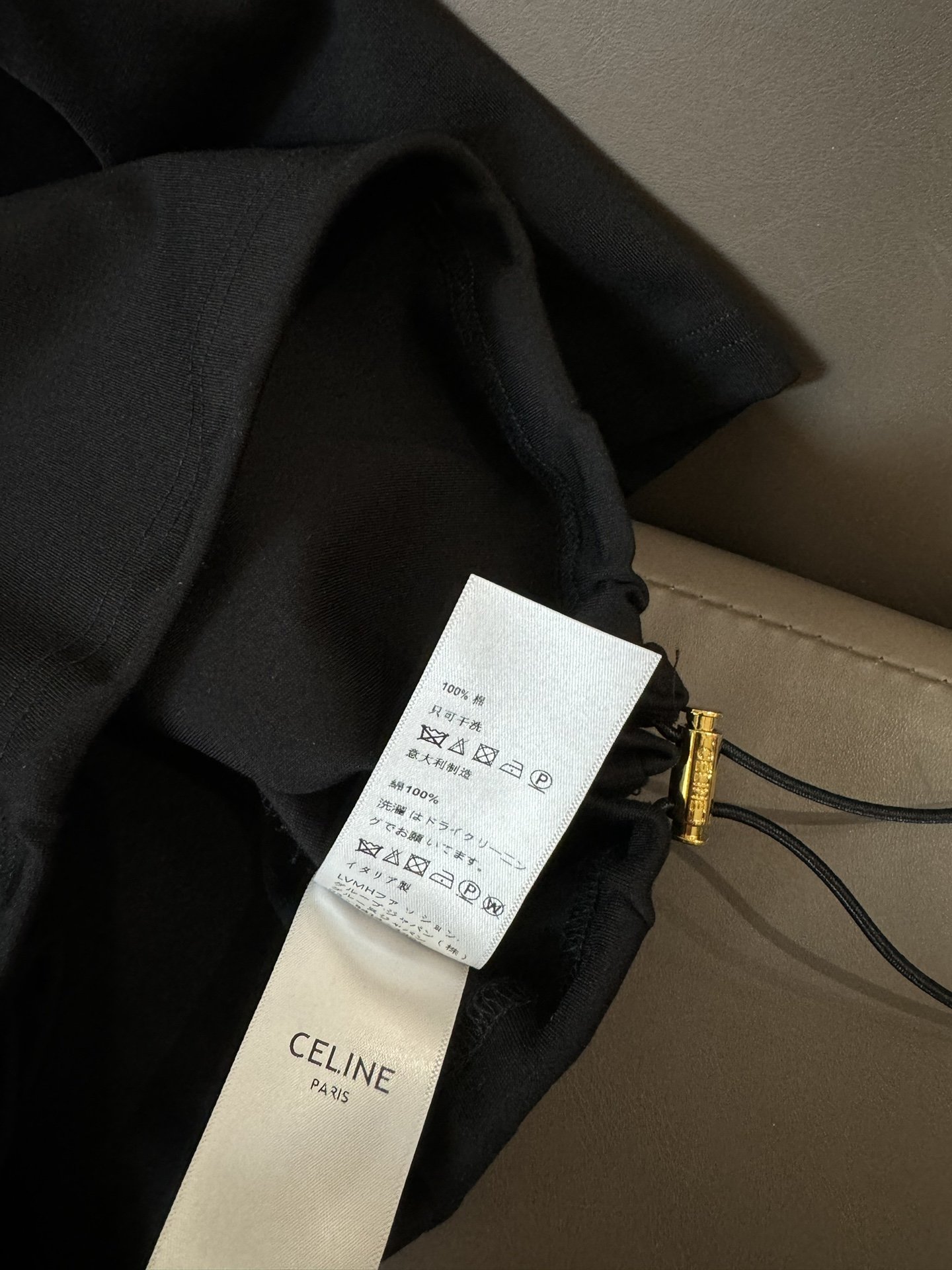 MQ24016#新款套装celine短袖polo衫上衣松紧腰半裙套装黑色白色SML