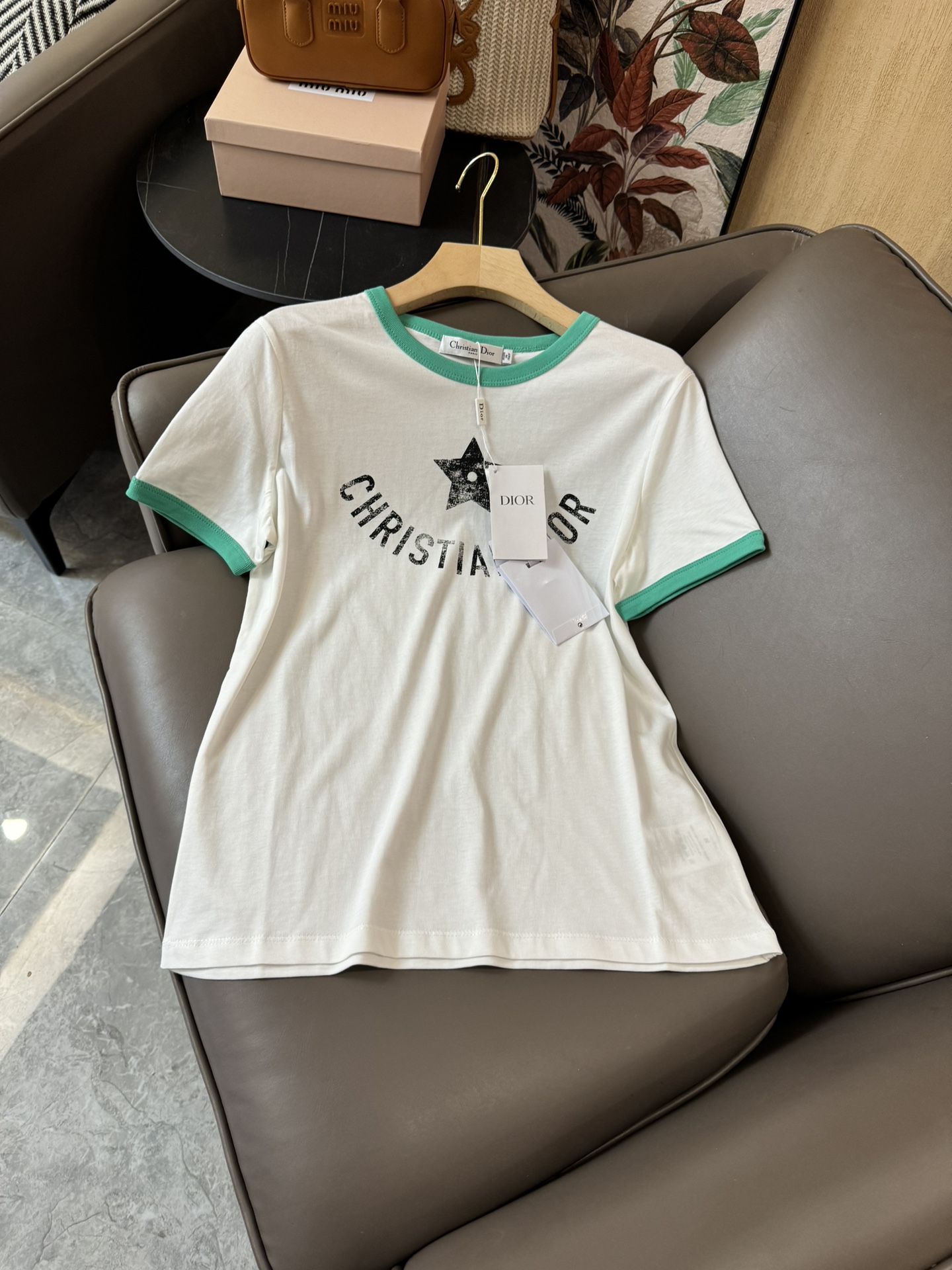 Dior Clothing T-Shirt Printing Short Sleeve QG24235