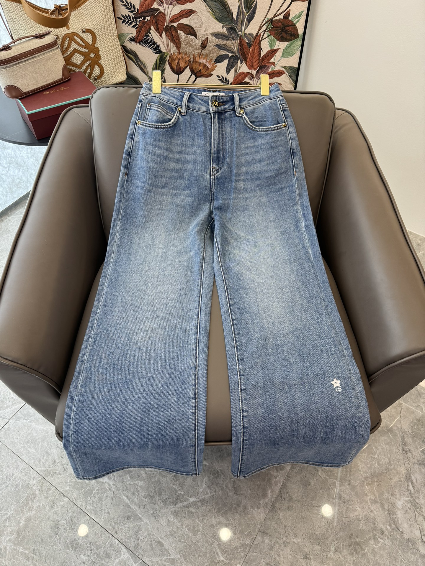 Dior Vêtements Jeans Culottes & Pantalons Bleu