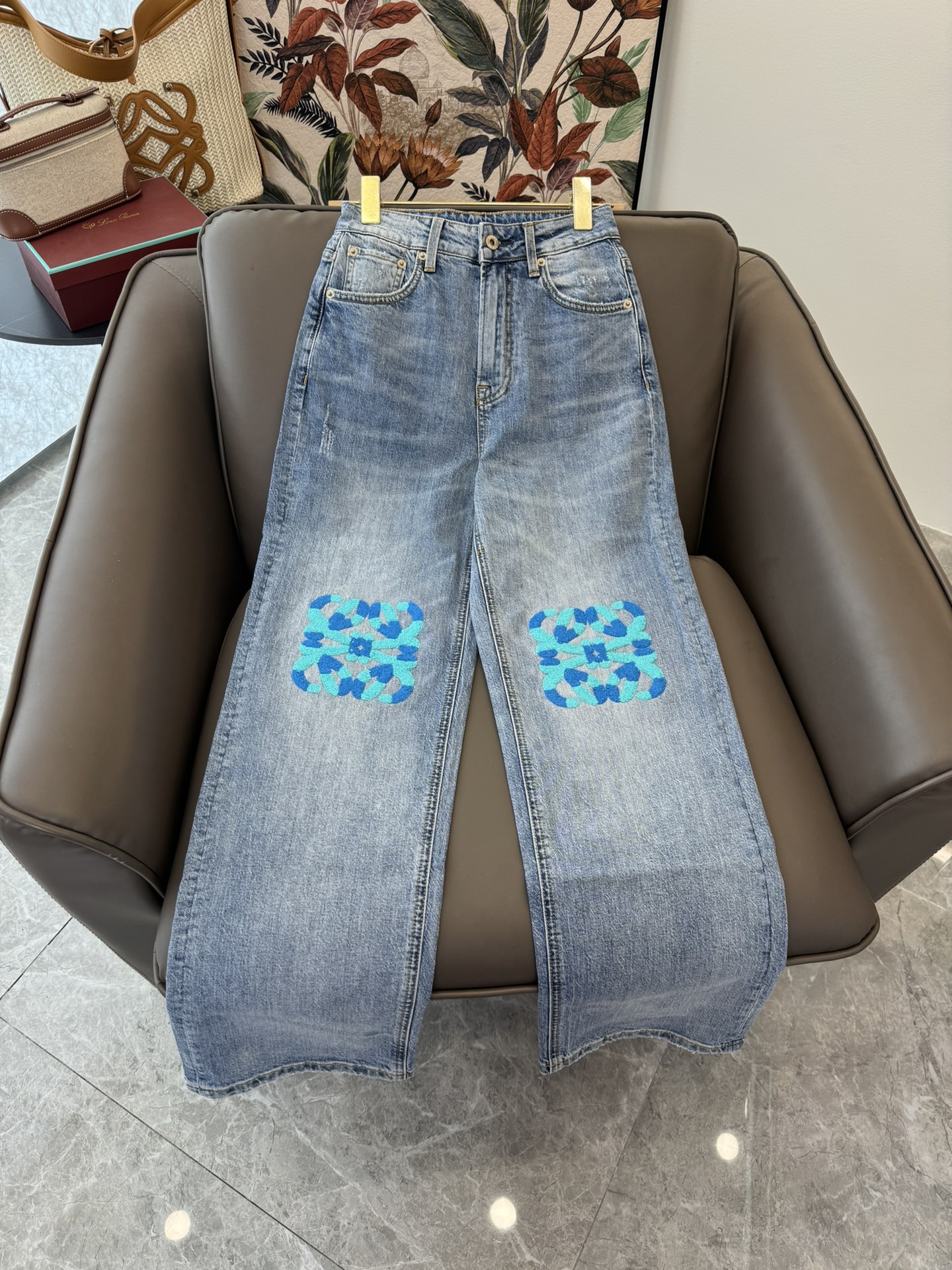 Acheter
 Loewe Vêtements Jeans Culottes & Pantalons Bleu