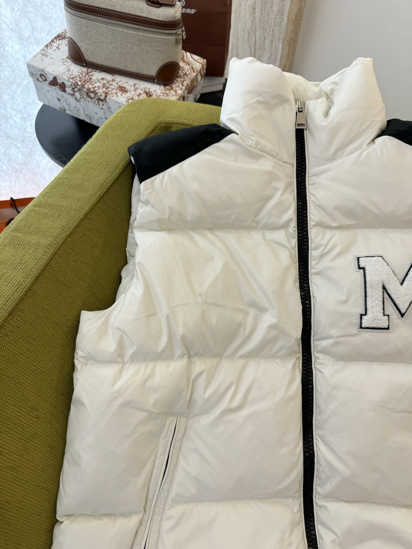 MD002#羽绒服特批️moncler90%白鹅绒羽绒服羽绒马甲白色0-1-2码