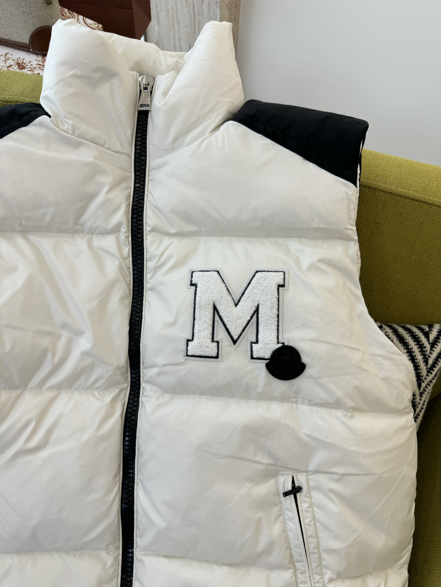 MD002#羽绒服特批️moncler90%白鹅绒羽绒服羽绒马甲白色0-1-2码