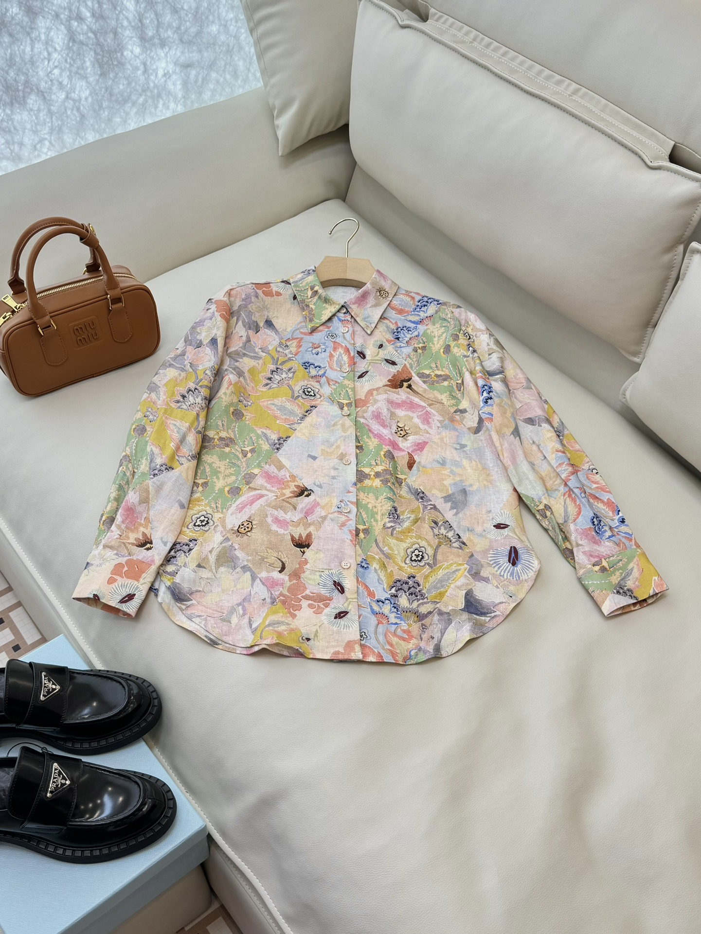 NO:296894,BS523# new shirt ZM linen print linen long-sleeved shirt SMLXL,,shirts,alexander wang19860909BS523#新款衬衫 ZM 亚麻印花 亚麻 长袖衬衫 SMLXL,,shirts,alexander wang,Women's clothing