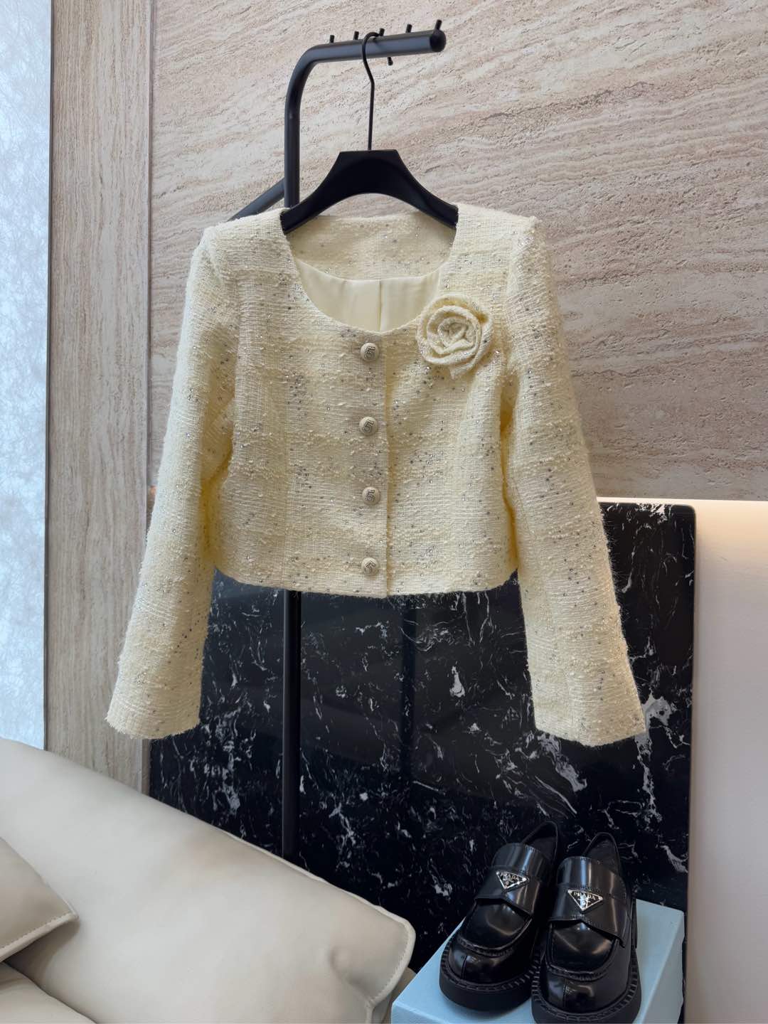 NO:295812,S342# new jacket Xiaoxiang boutique tweed fabric long-sleeved jacket 36/38/40,,jackets & coats,alexander wang19860909S342#新款外套 小香 精品货 粗花呢 面料 长袖外套 36/38/40,,jackets & coats,alexander wang,Women's clothing